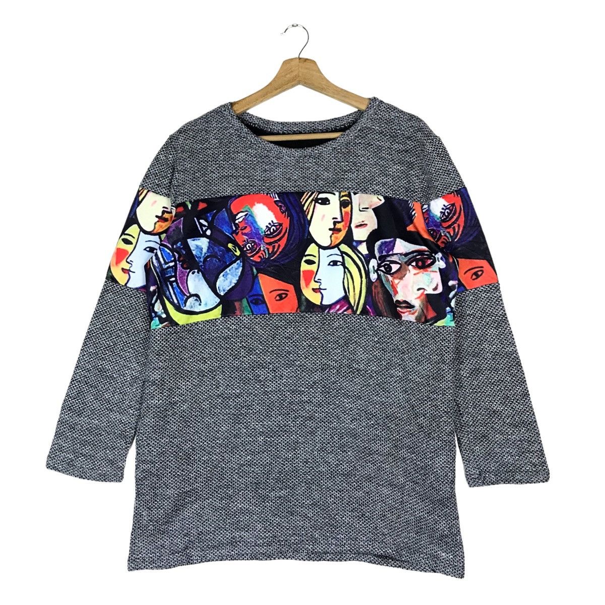 Vintage Portrait Art Pullover Jumper Sweatshirt