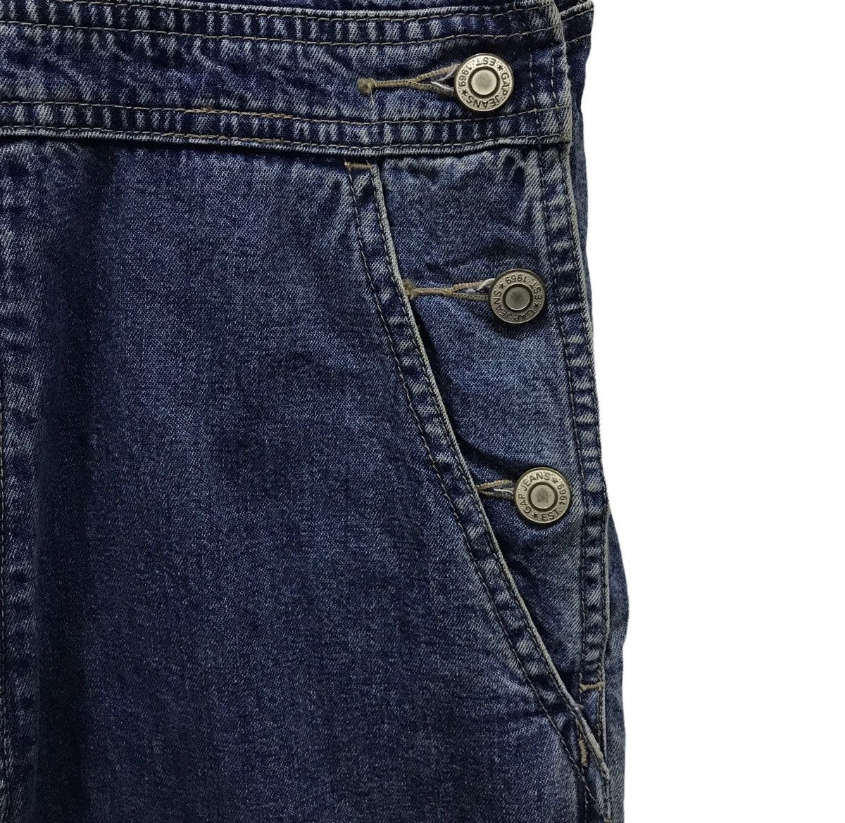 Gap Vintage GAP Denim Overalls Medium Made in Philippines (1999) Size US 30 / EU 46 - 6 Thumbnail