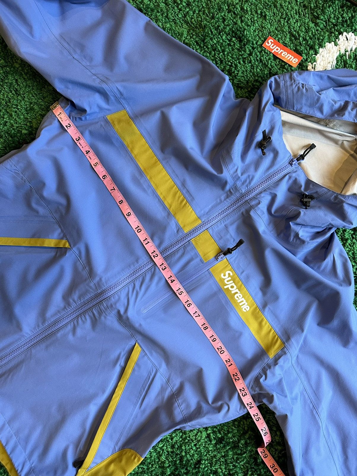 Supreme Supreme Taped Seam Jacket. Light Blue. Triple-Layer NWT  