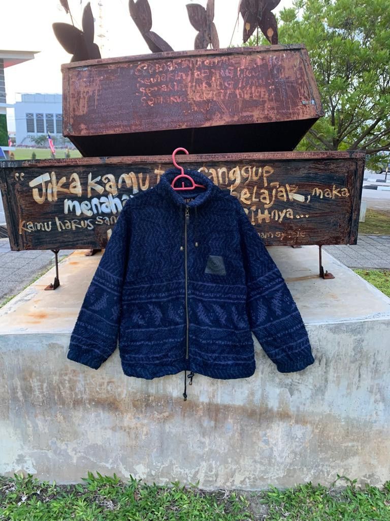 Designer × Japanese Brand × Vintage MIkA Zipper Fleece Jacket Size US M / EU 48-50 / 2 - 1 Thumbnail