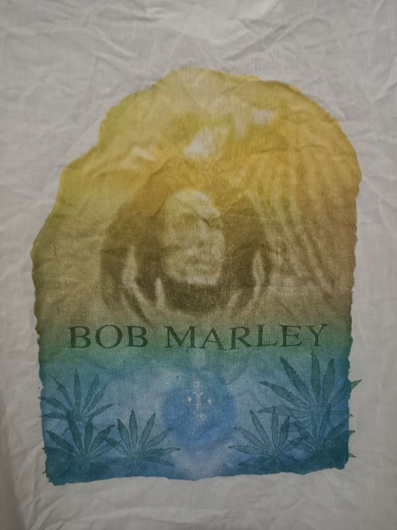Band Tees × Bob Marley × Vintage Vintage bootleg bob marley muslin shirt Size US M / EU 48-50 / 2 - 2 Thumbnail