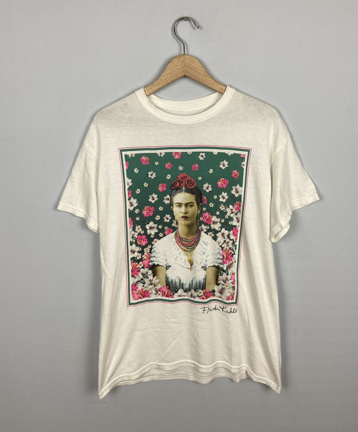 Other × Vintage Frida Kahlo Mexican Painter Photoprint Tee Size US M / EU 48-50 / 2 - 1 Thumbnail
