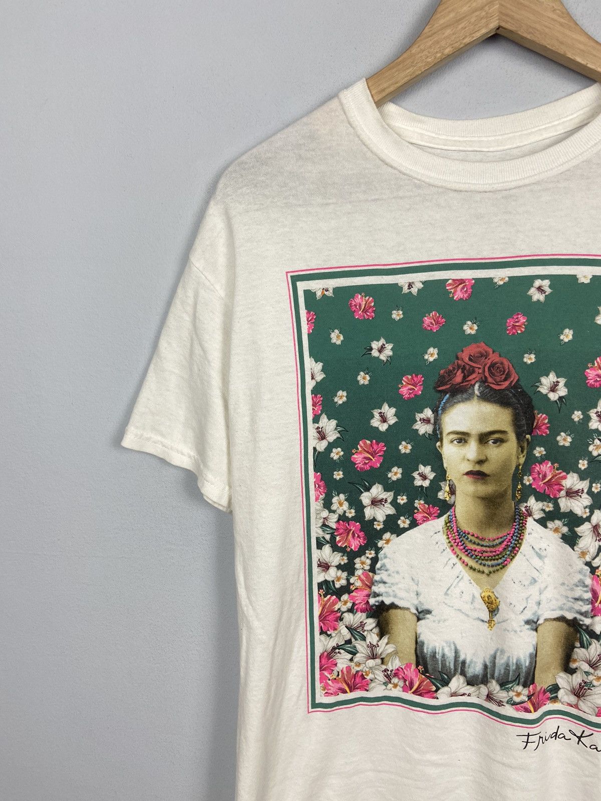 Other × Vintage Frida Kahlo Mexican Painter Photoprint Tee Size US M / EU 48-50 / 2 - 4 Thumbnail