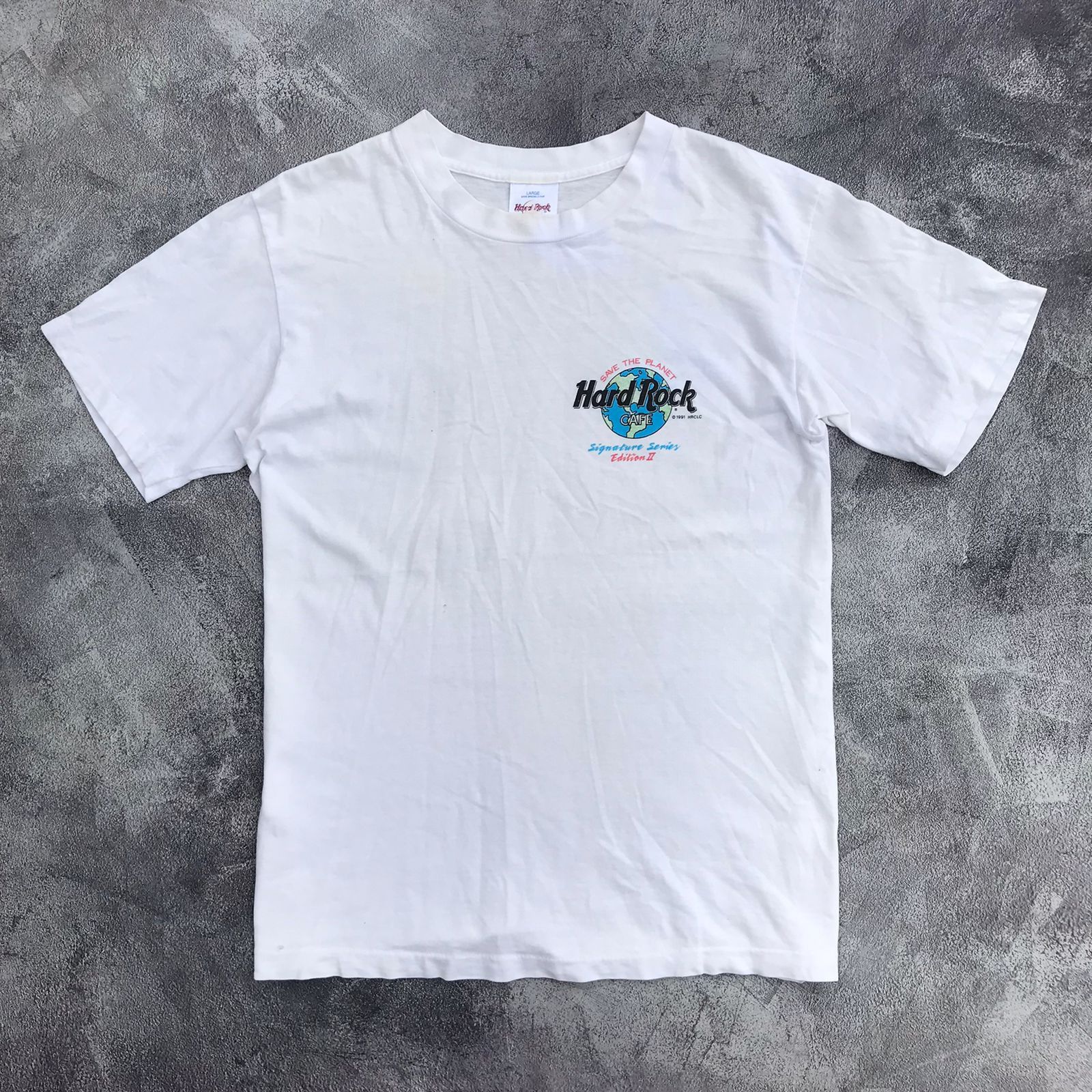 Hard Rock Cafe Vtg Hard Rock Cafe John Lennon Series Tshirt Size US L / EU 52-54 / 3 - 1 Thumbnail