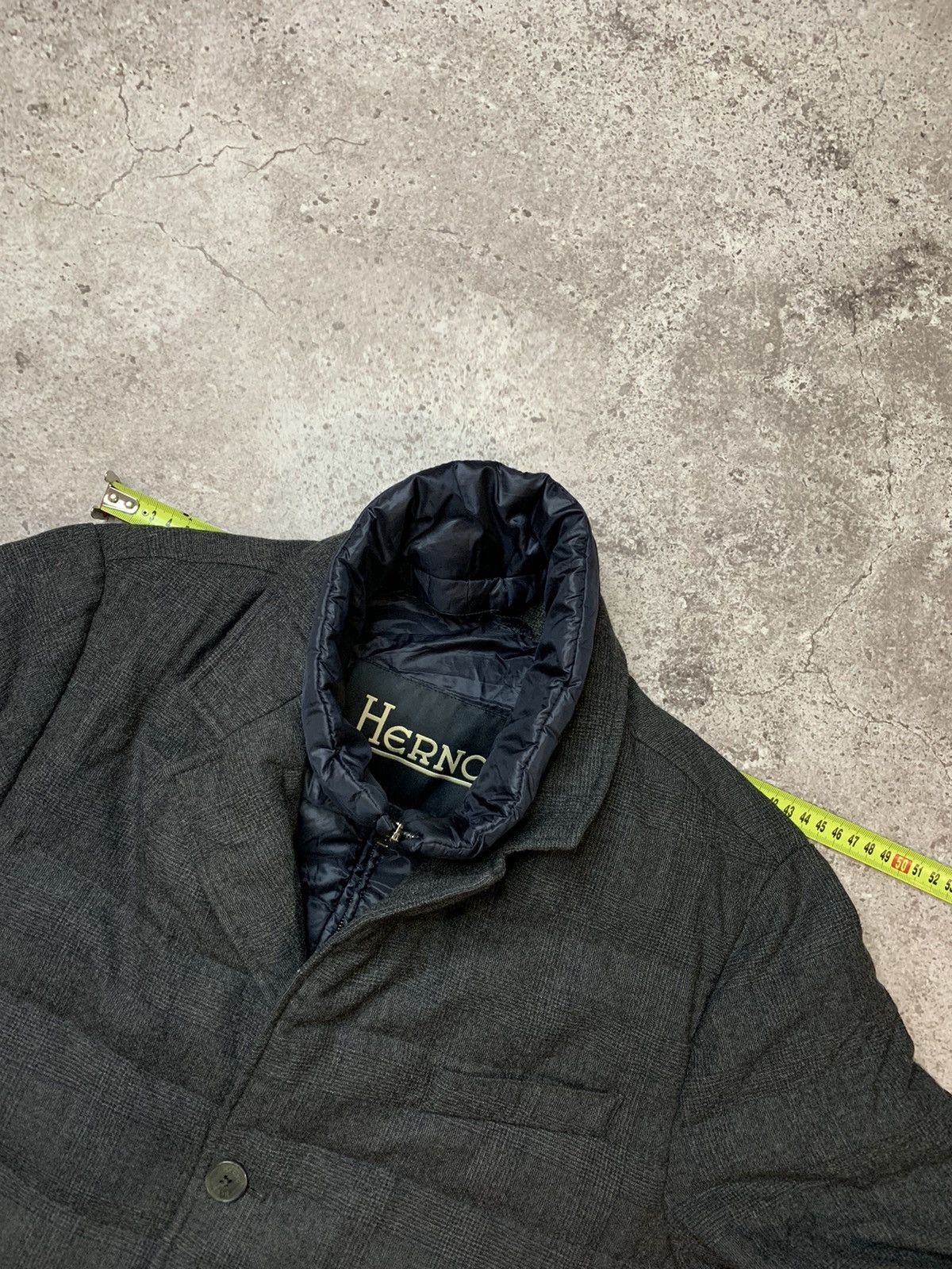 Herno Herno Tweed Puffer Jacket Padded Blazer Size US L / EU 52-54 / 3 - 23 Thumbnail