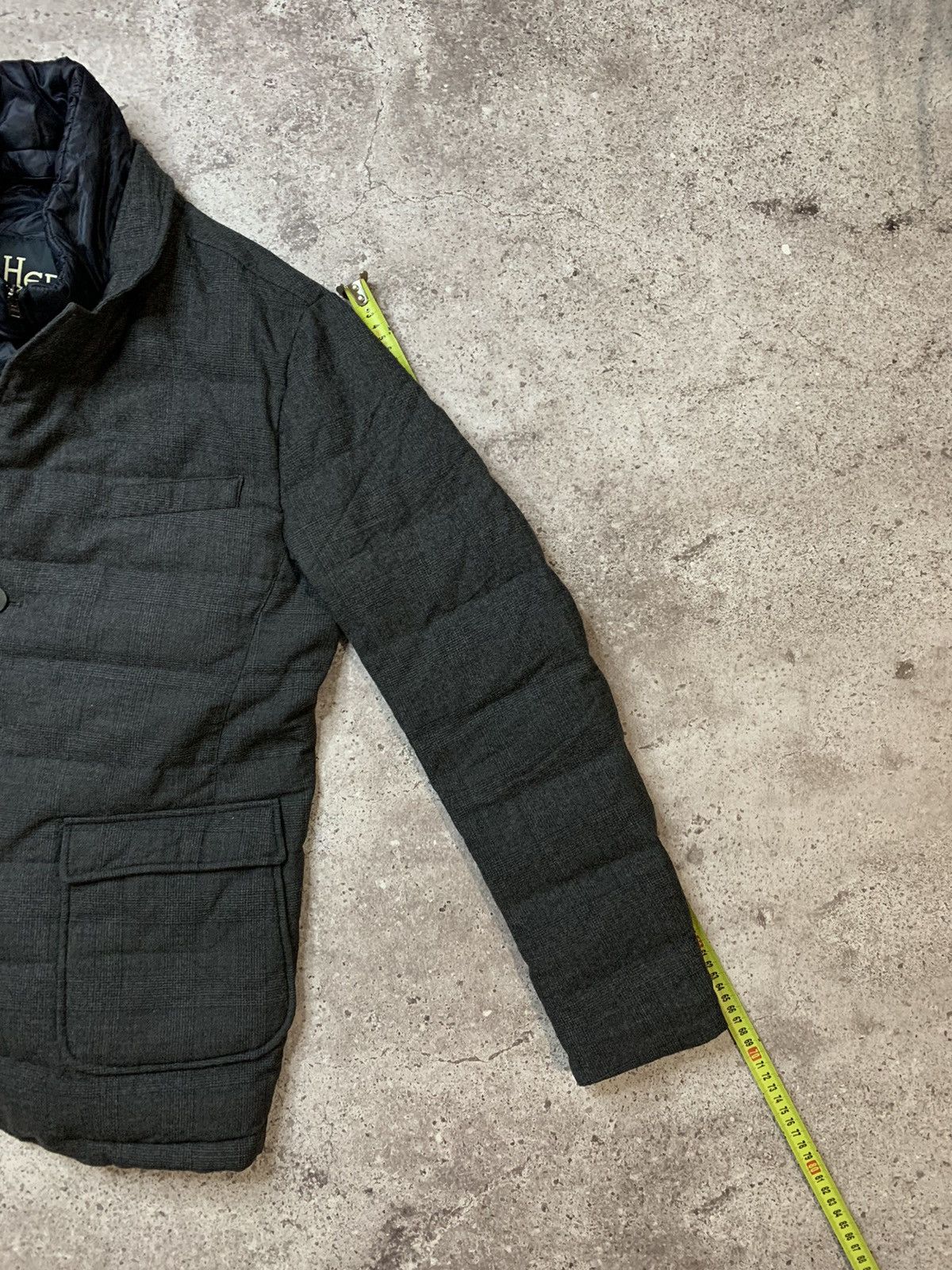 Herno Herno Tweed Puffer Jacket Padded Blazer Size US L / EU 52-54 / 3 - 24 Thumbnail