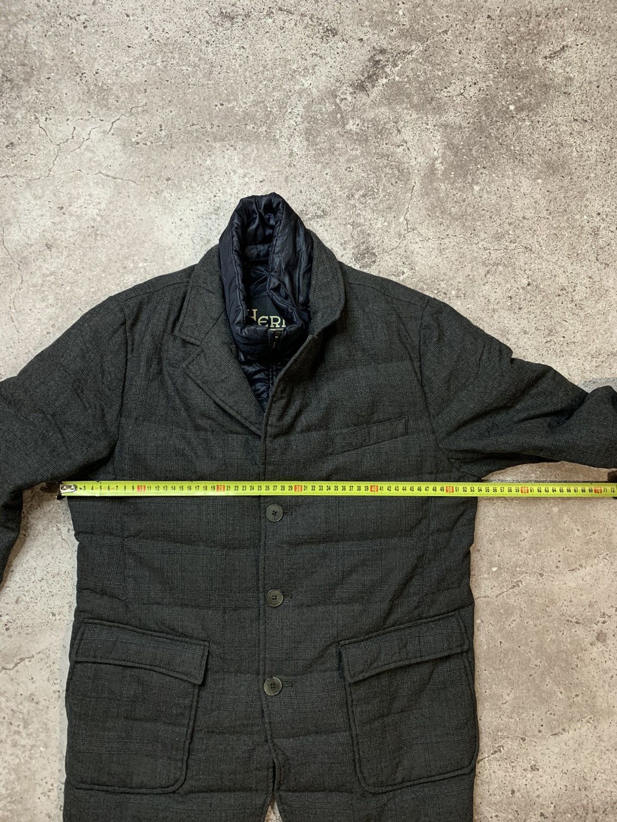 Herno Herno Tweed Puffer Jacket Padded Blazer Size US L / EU 52-54 / 3 - 22 Thumbnail