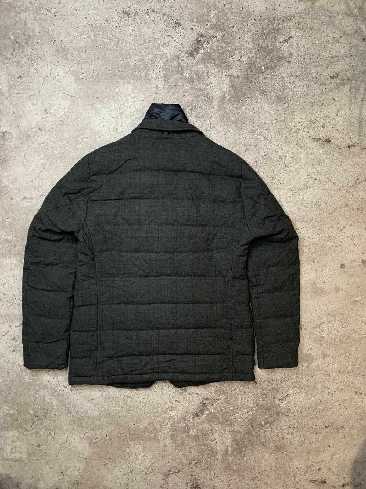 Herno Herno Tweed Puffer Jacket Padded Blazer Size US L / EU 52-54 / 3 - 19 Thumbnail