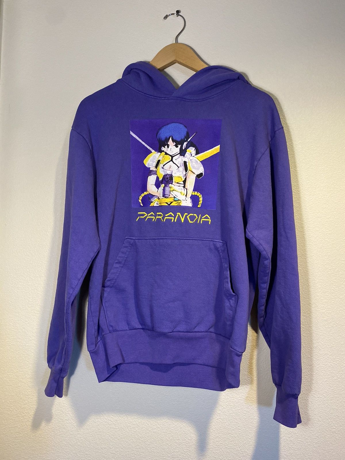 Vintage Paranoia LA Angel Eyes Anime Gun Embroidery Logo Hoodie Size US S / EU 44-46 / 1 - 1 Thumbnail