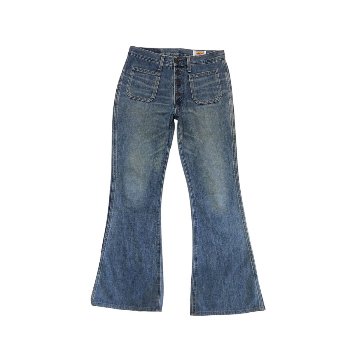 Big John × Japanese Brand Big John vintage flared bush pants Size US 30 / EU 46 - 1 Thumbnail