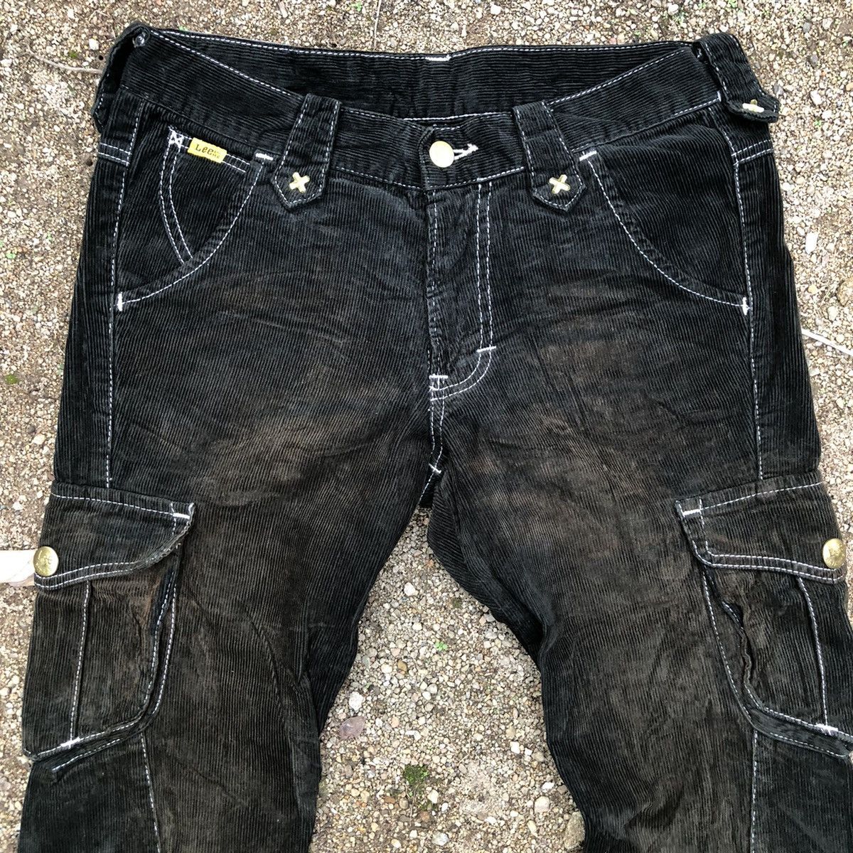 Lee Lee rider corduroy cargo pants flared multipocket Size US 30 / EU 46 - 3 Thumbnail