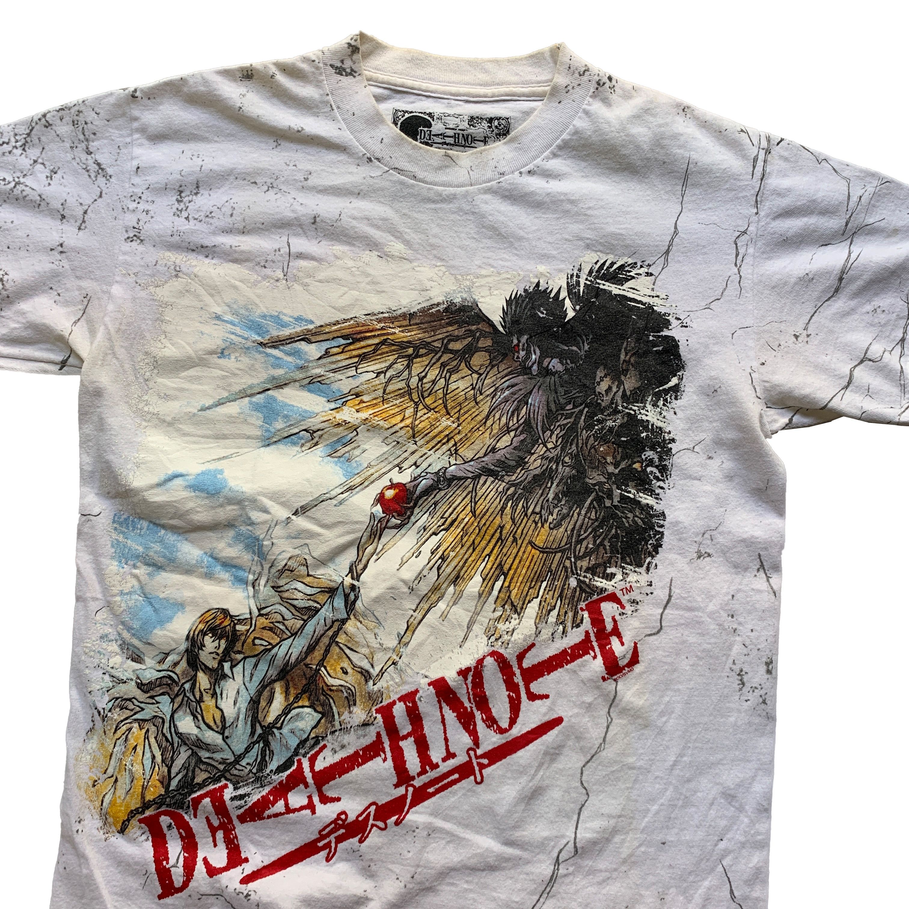 Vintage Death Note Ryuk T-Shirt, Anime Manga Otaku, Light