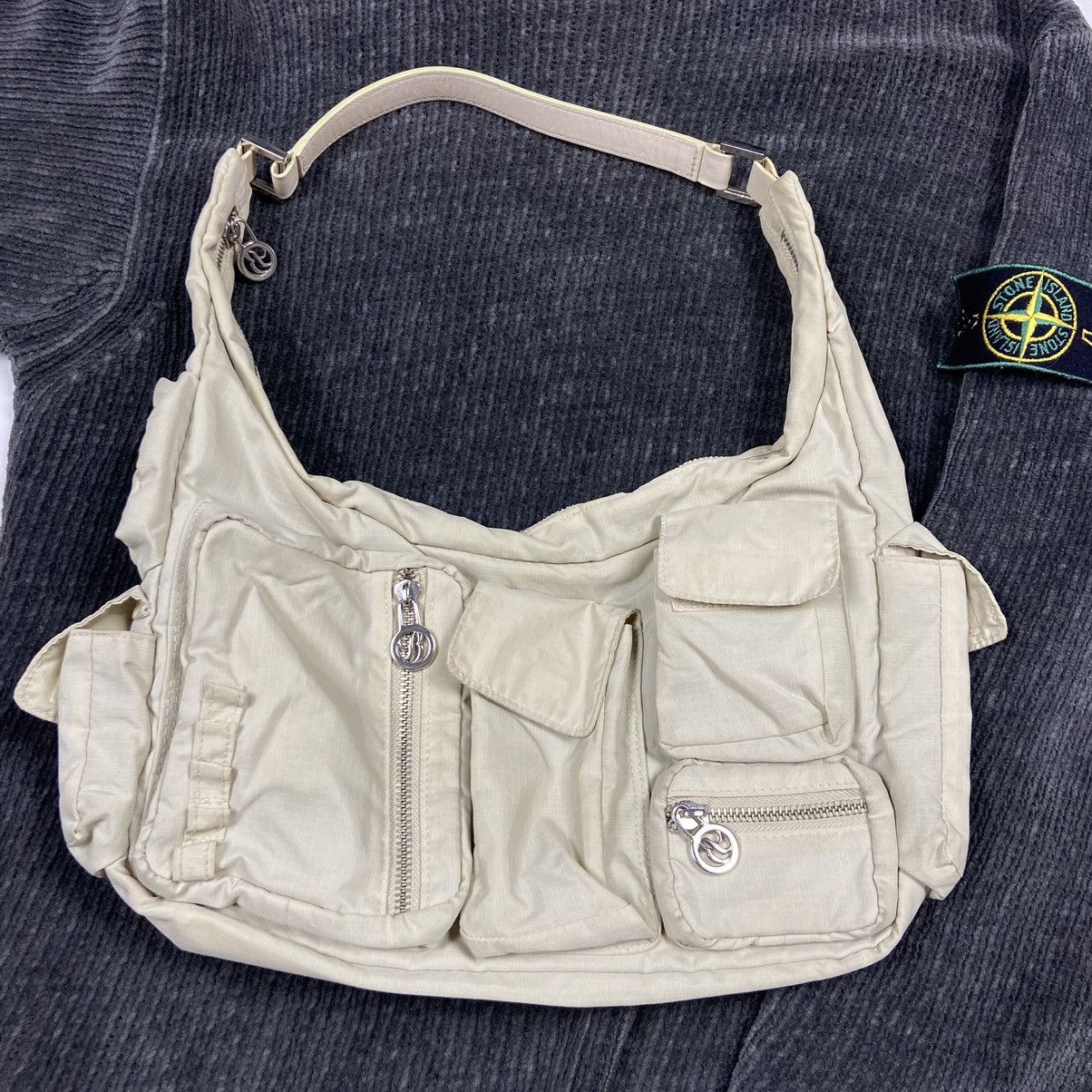 Buffalo London ARCHIVE BUFFALO MULTIPOCKET BONDAGE BAGUETTE BAG - № 6032 Size ONE SIZE - 1 Thumbnail
