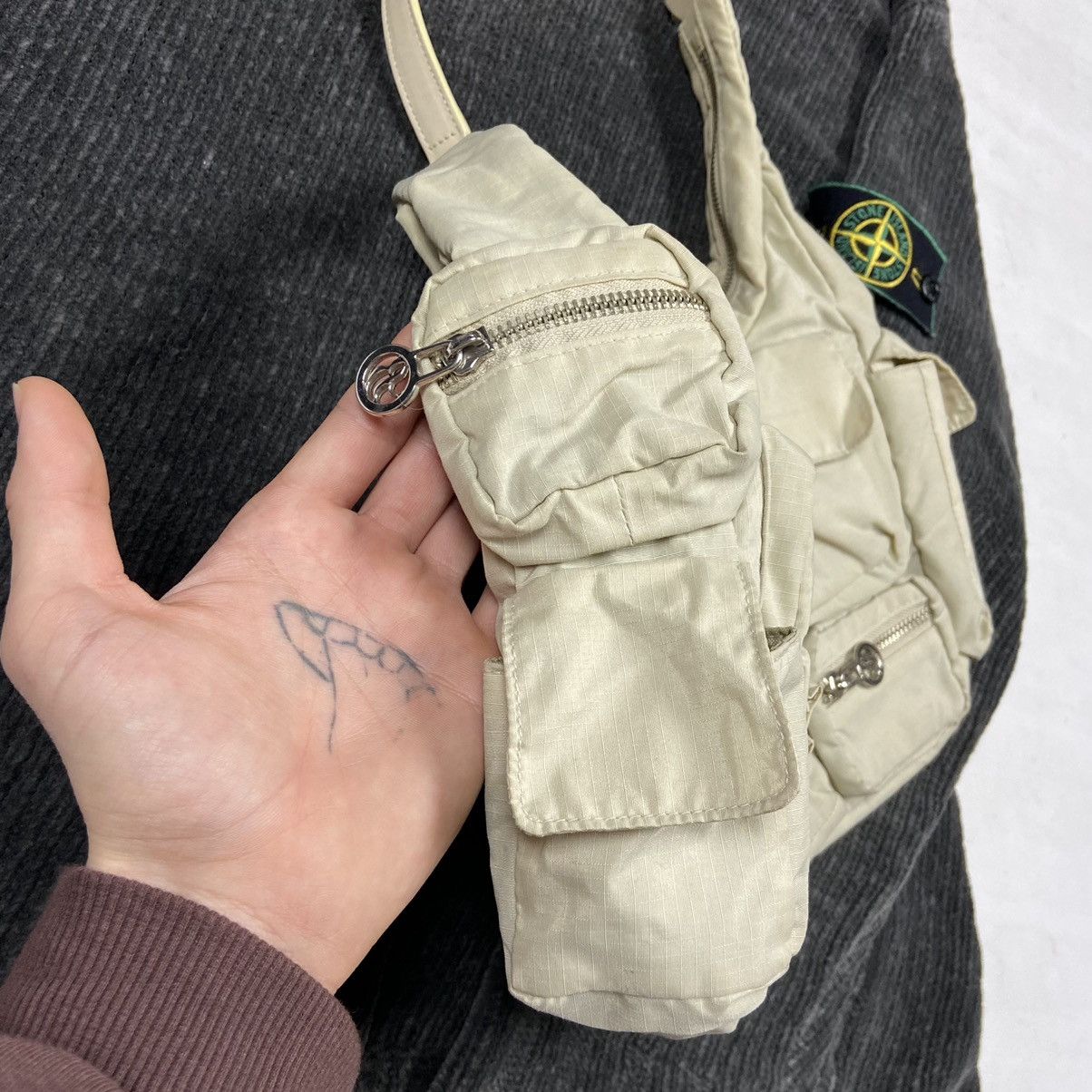 Buffalo London ARCHIVE BUFFALO MULTIPOCKET BONDAGE BAGUETTE BAG - № 6032 Size ONE SIZE - 6 Thumbnail