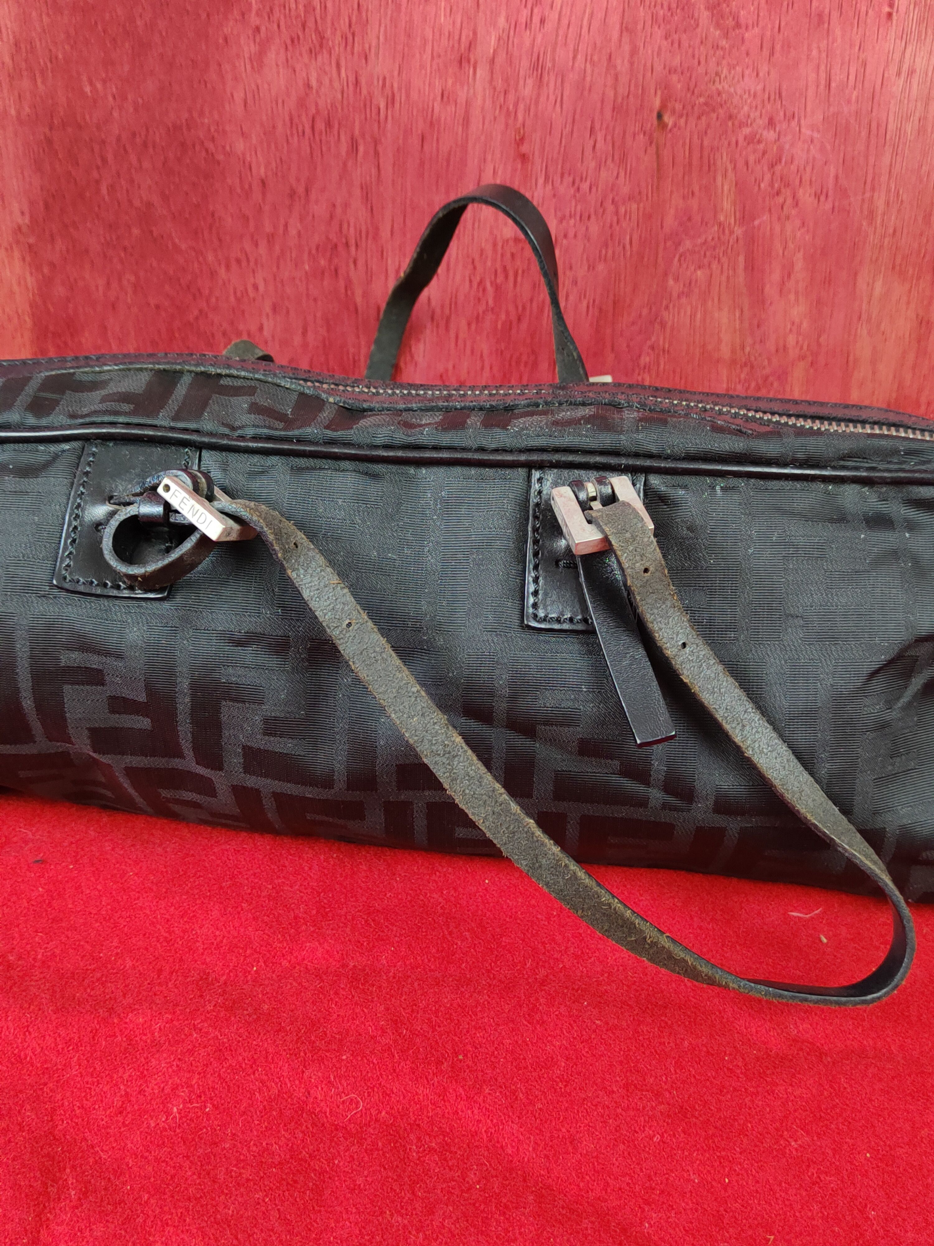 Fendi Fendi Barrel tote monogram Bag #SB012 Size ONE SIZE - 8 Thumbnail