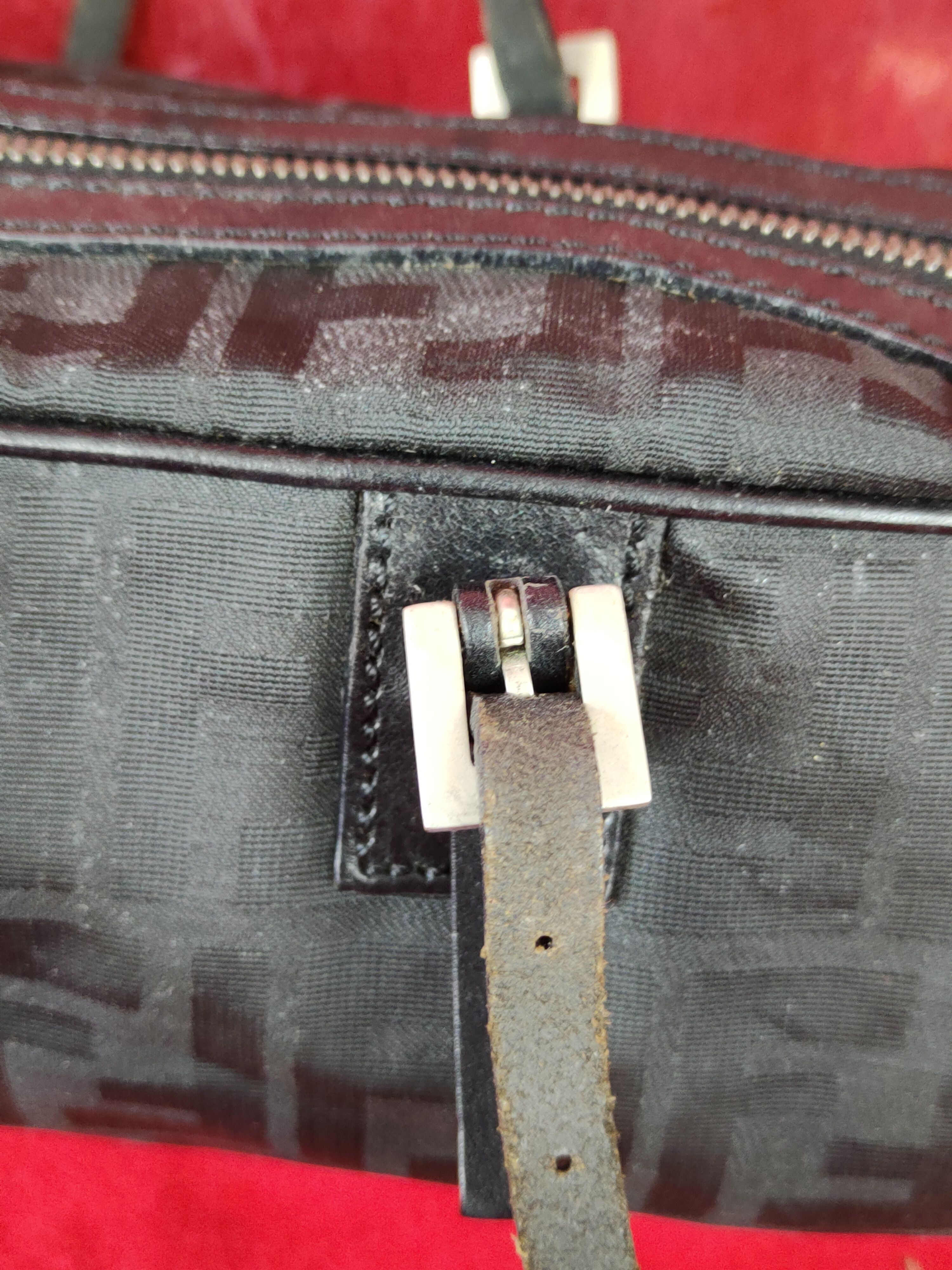 Fendi Fendi Barrel tote monogram Bag #SB012 Size ONE SIZE - 5 Thumbnail