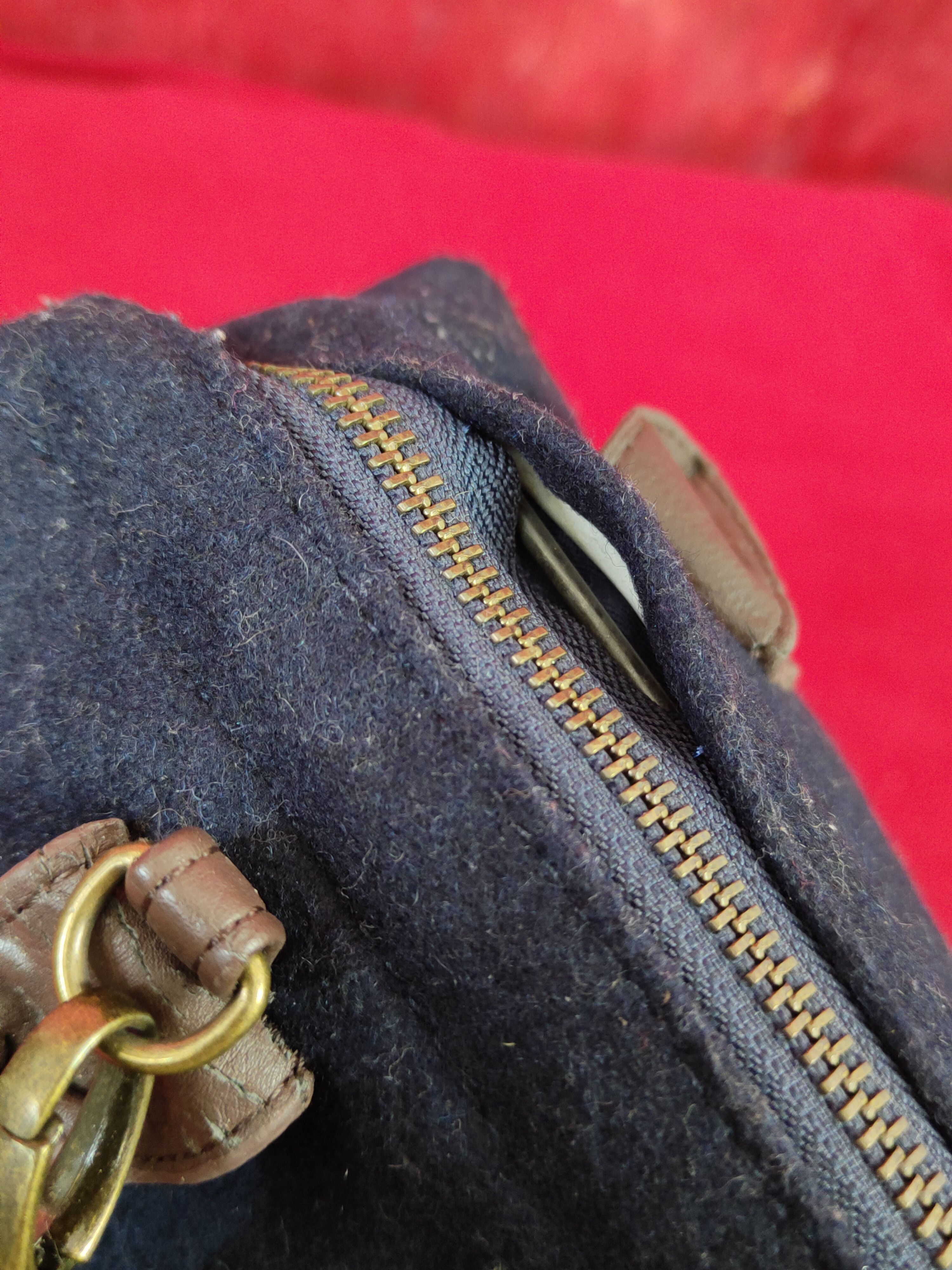 Harris Tweed Harris Tweed Dark Blue Tote & Crossbody Bag #SB042 Size ONE SIZE - 15 Thumbnail