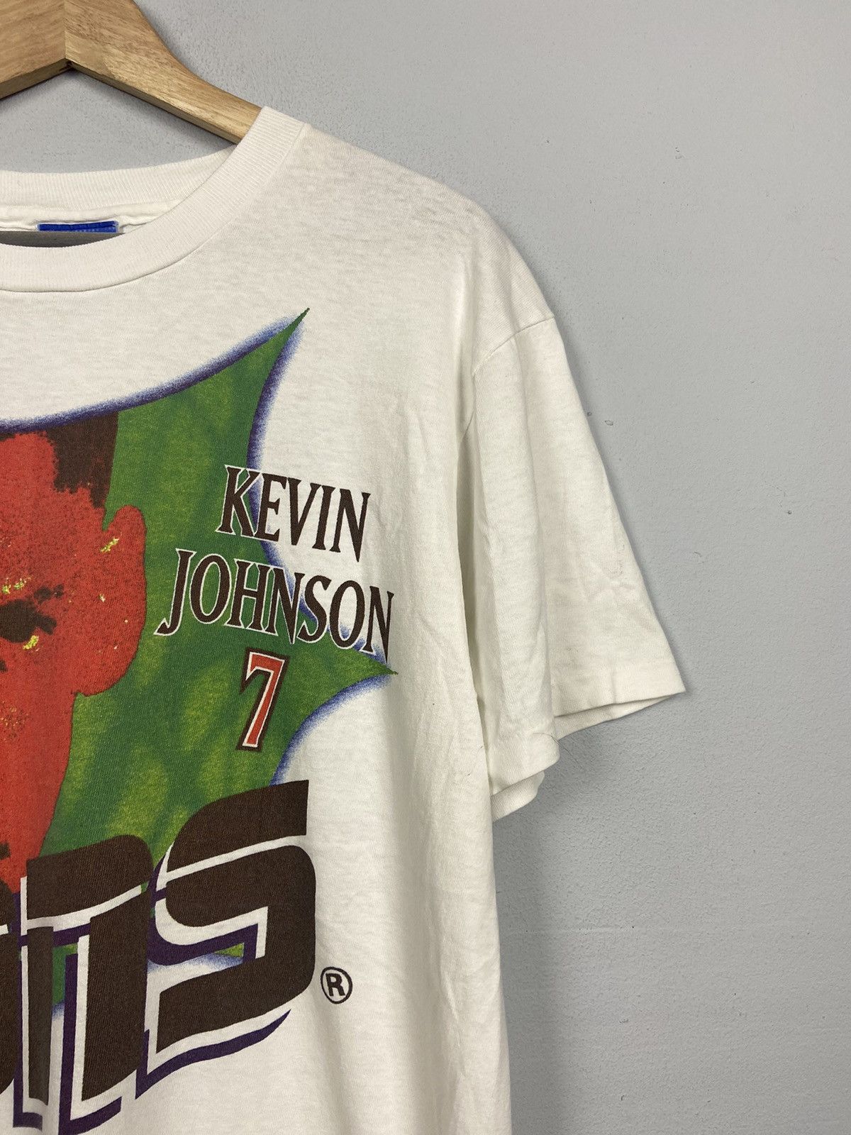 NBA × Vintage Vintage 90s Kevin Johnson Pheonix Suns Legendry ConverseTee Size US M / EU 48-50 / 2 - 3 Thumbnail