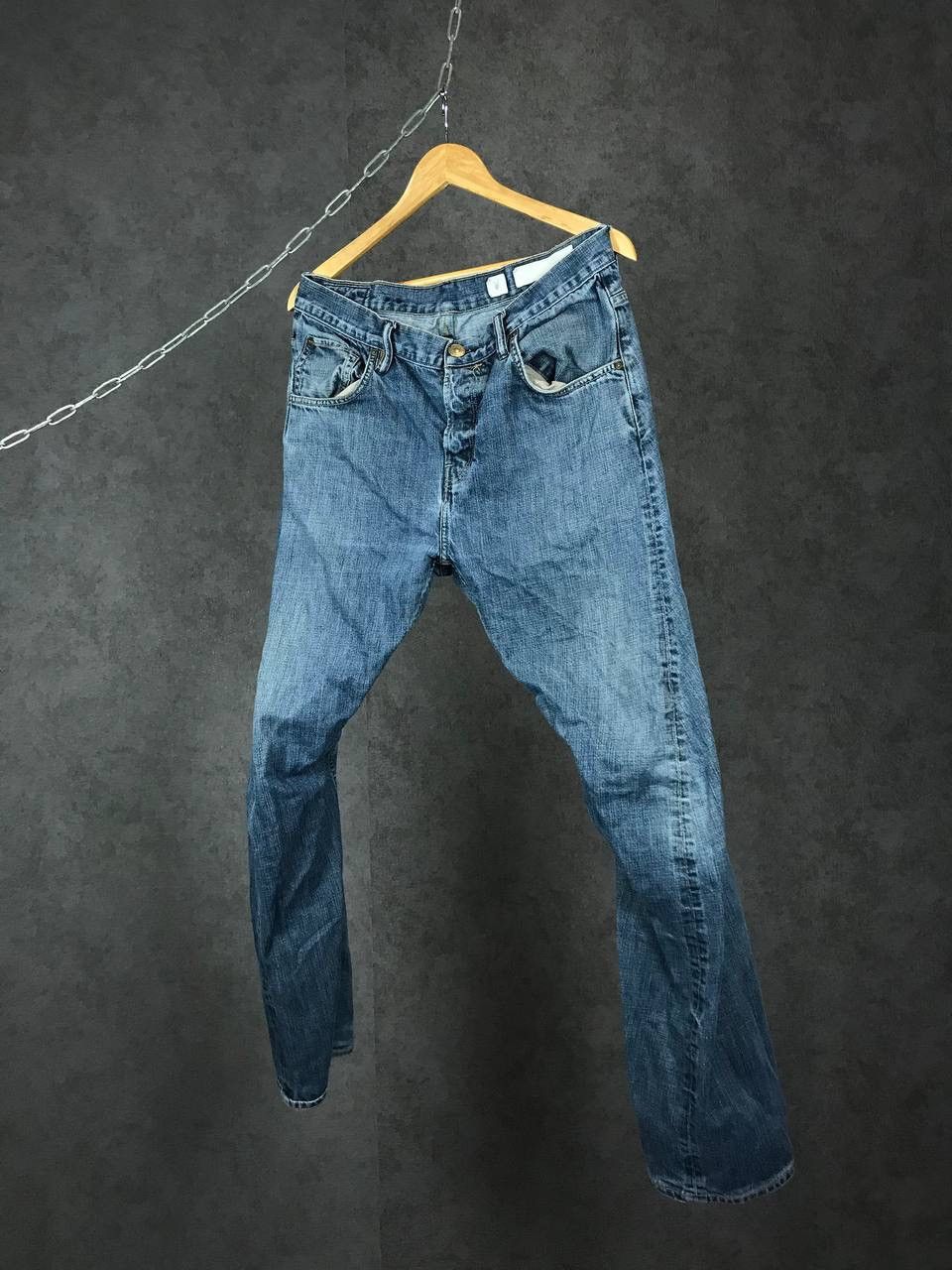 Allsaints Allsaints luxury streetwear vintage denim jeans Size US 32 / EU 48 - 1 Thumbnail