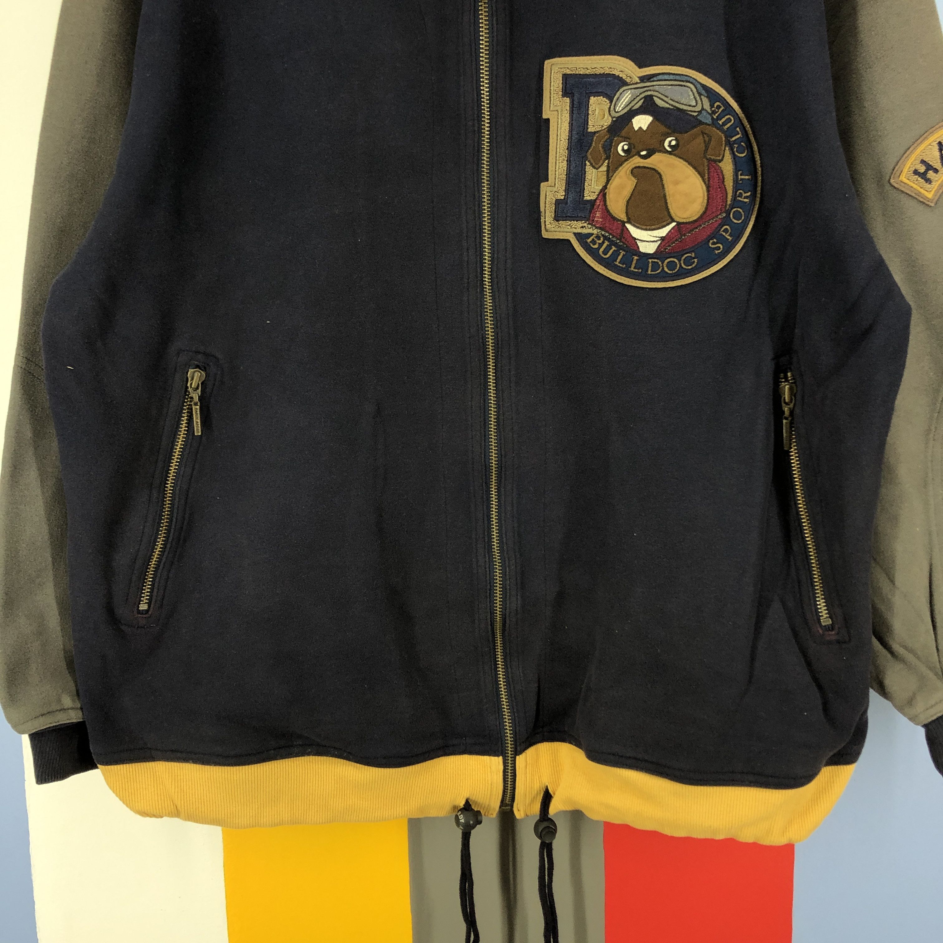 Hardy Amies Bulldog Club HARDY AMIES SPORT Varsity Jacket #0888/AF Size US L / EU 52-54 / 3 - 6 Thumbnail