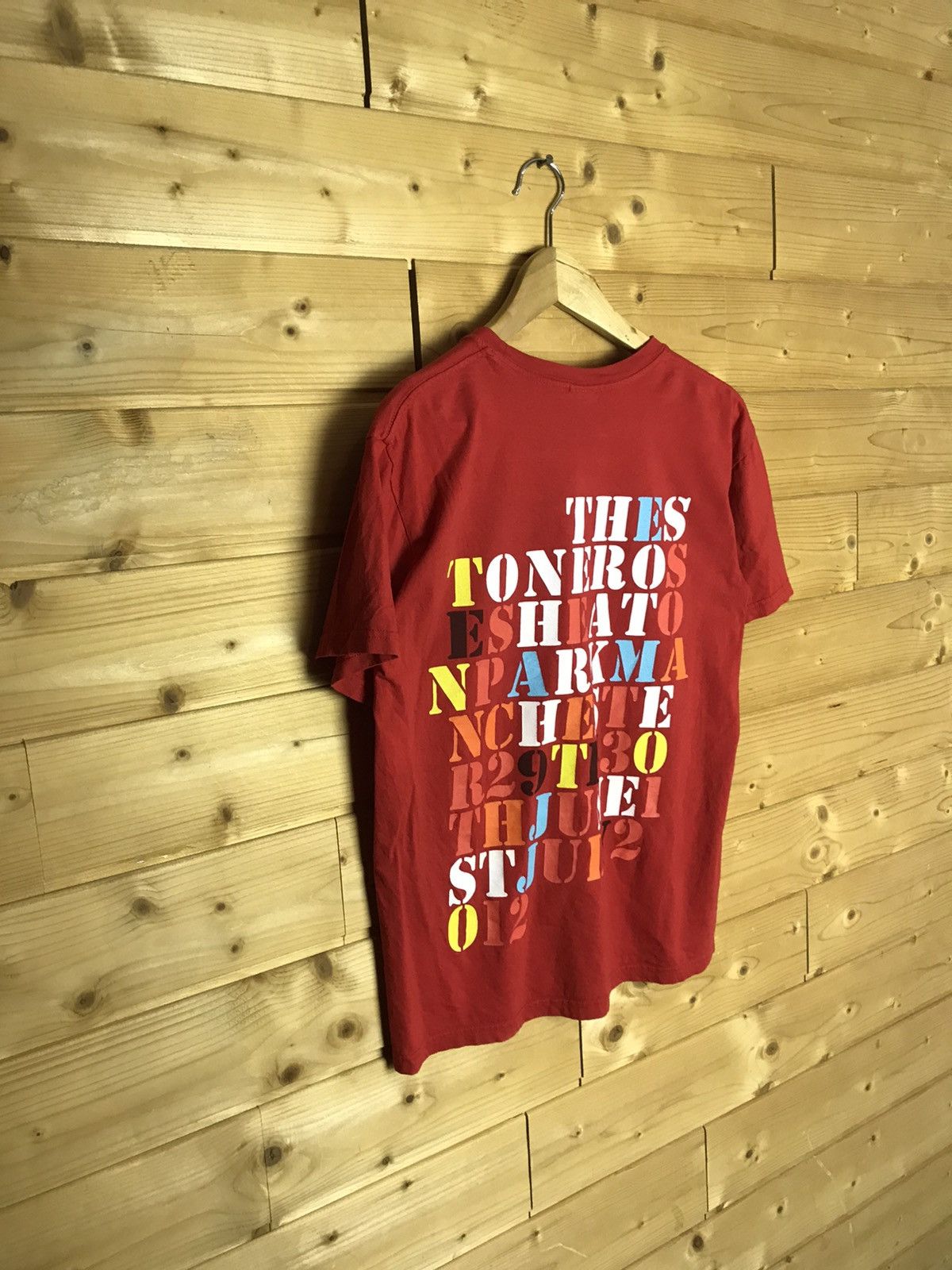 Rock Off T-Shirt Ufficiale The Stone Roses – Stampa Sublimata Copertina Album, Colletto Contrasto Bianco, 60% Cotone
