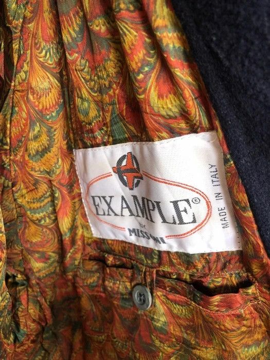 Manteau Missoni Vintage Années 90 En Laine & Alpaga - Made In Italy - Taille 38 - Très Bon État