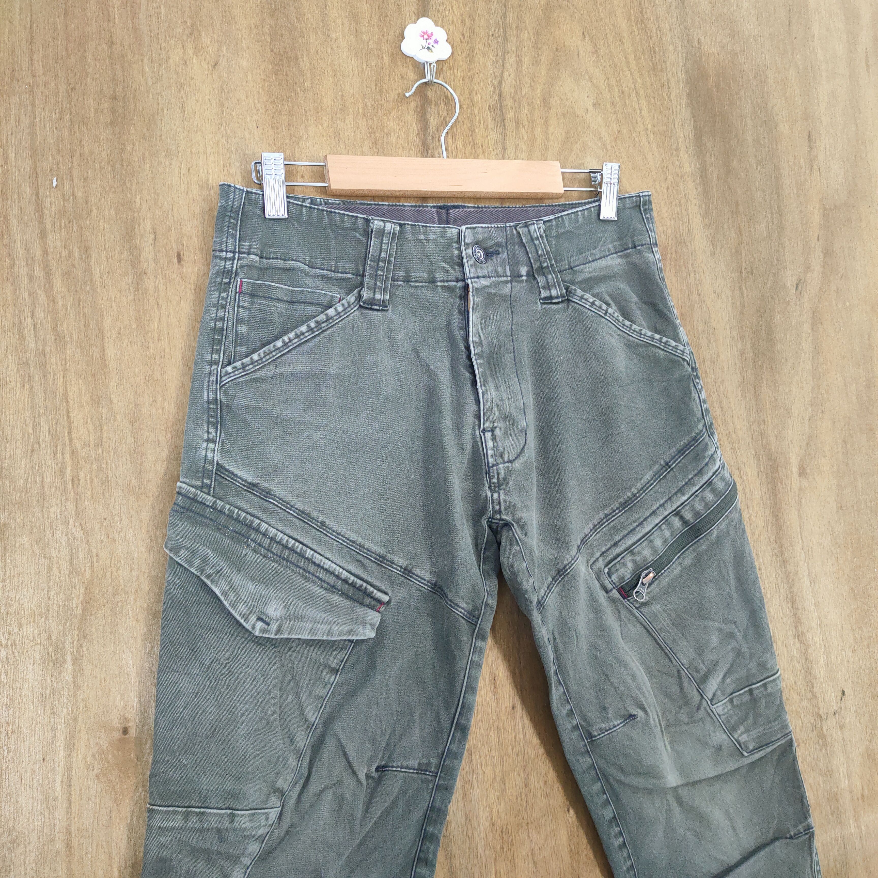 Japanese Brand × Seditionaries XBEC FADED CARGO PANTS Size US 28 / EU 44 - 6 Thumbnail