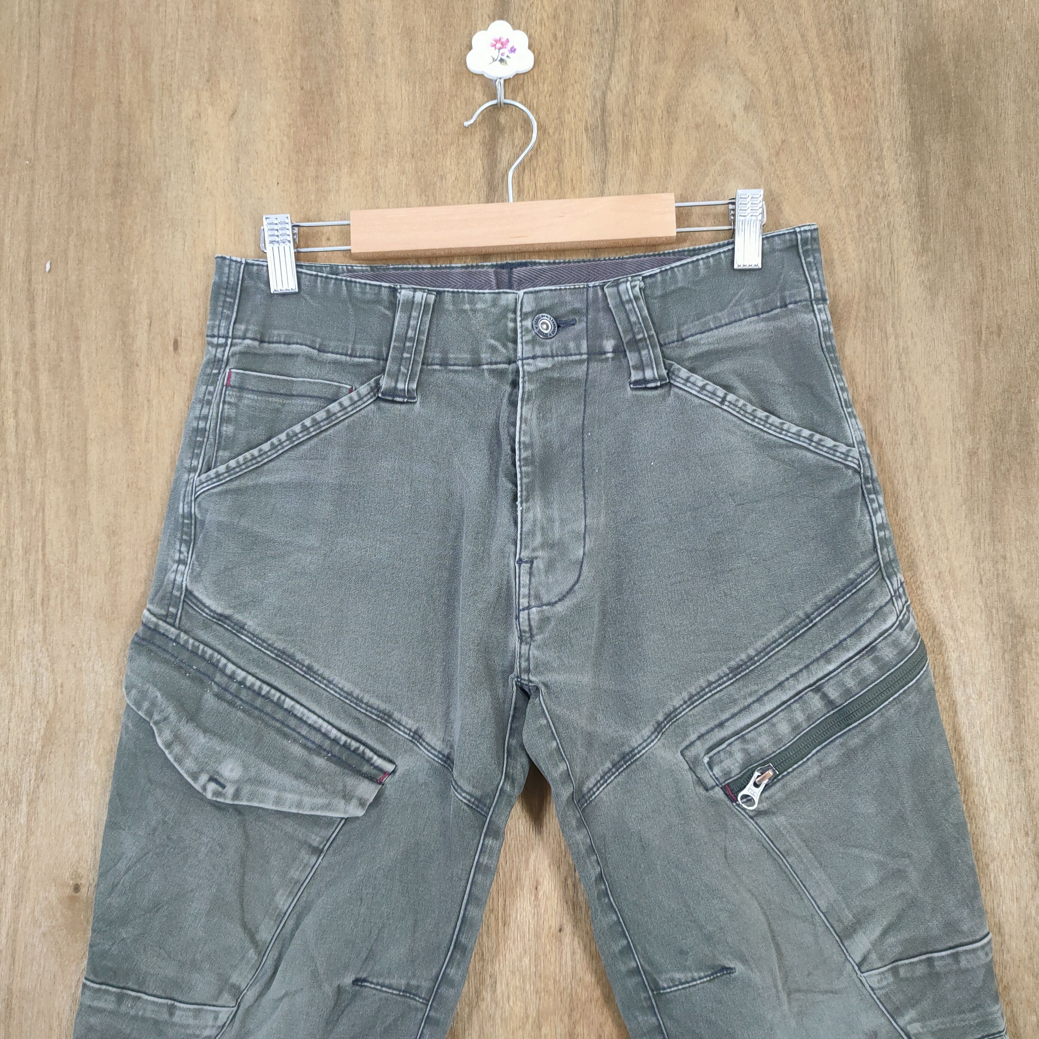 Japanese Brand × Seditionaries XBEC FADED CARGO PANTS Size US 28 / EU 44 - 2 Thumbnail