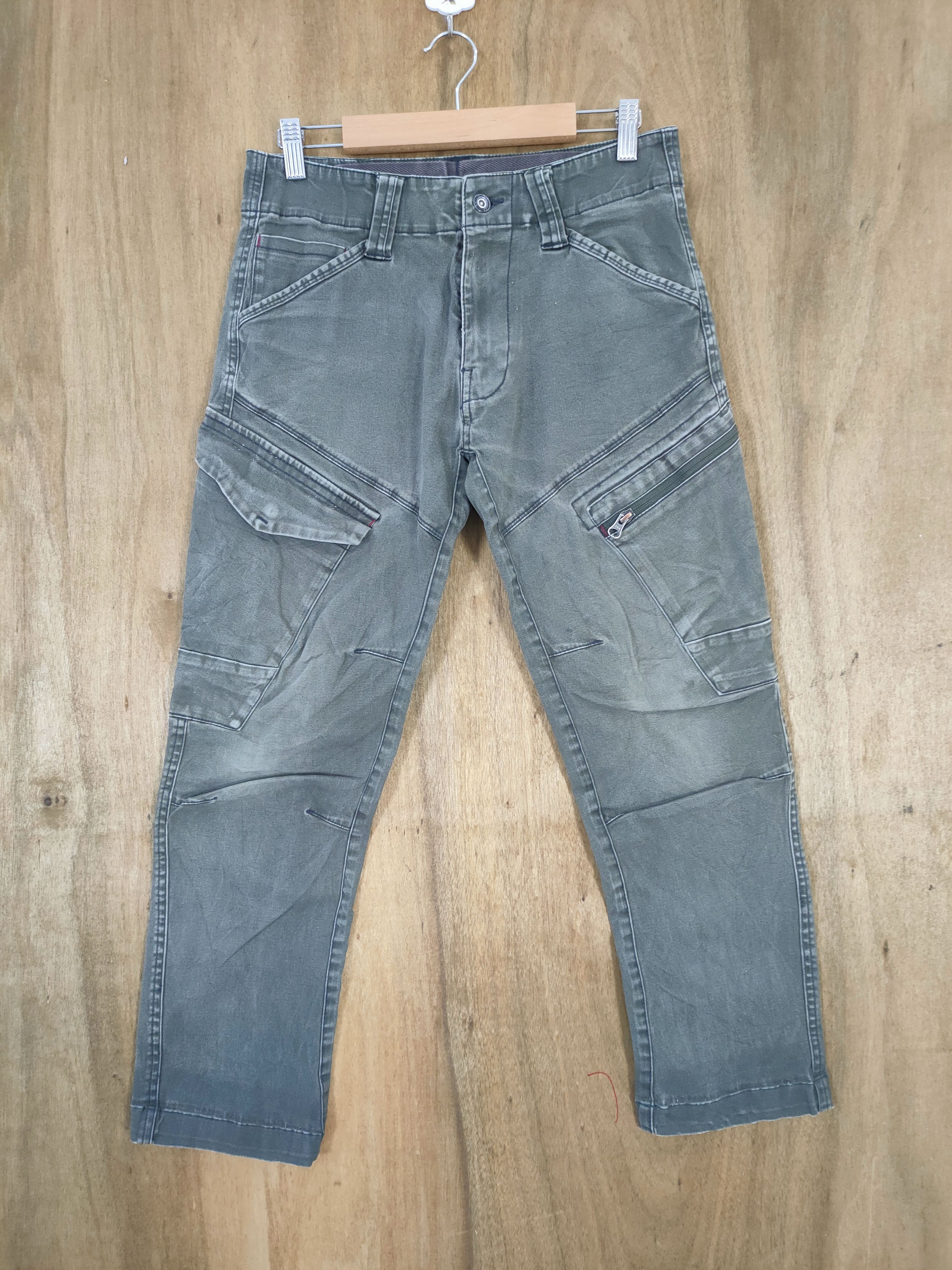 Japanese Brand × Seditionaries XBEC FADED CARGO PANTS Size US 28 / EU 44 - 1 Thumbnail