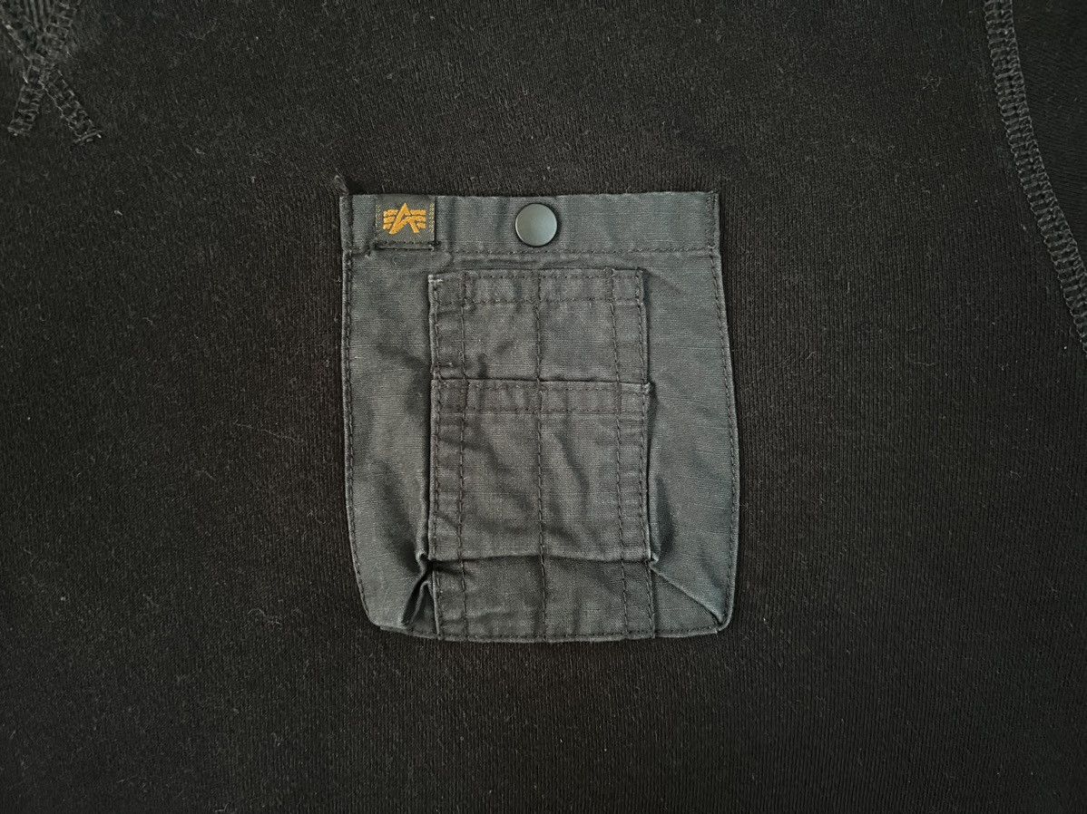 Alpha Industries × Voodoo Tactical VINTAGE ALPHA INDUSTRIES CREWNECK POCKET SWEATER Size US L / EU 52-54 / 3 - 12 Thumbnail