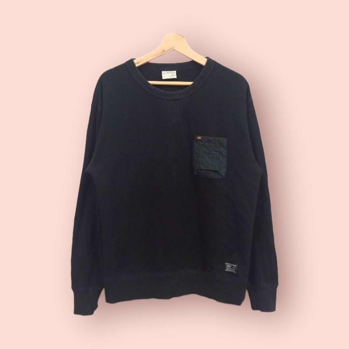 Alpha Industries × Voodoo Tactical VINTAGE ALPHA INDUSTRIES CREWNECK POCKET SWEATER Size US L / EU 52-54 / 3 - 3 Thumbnail