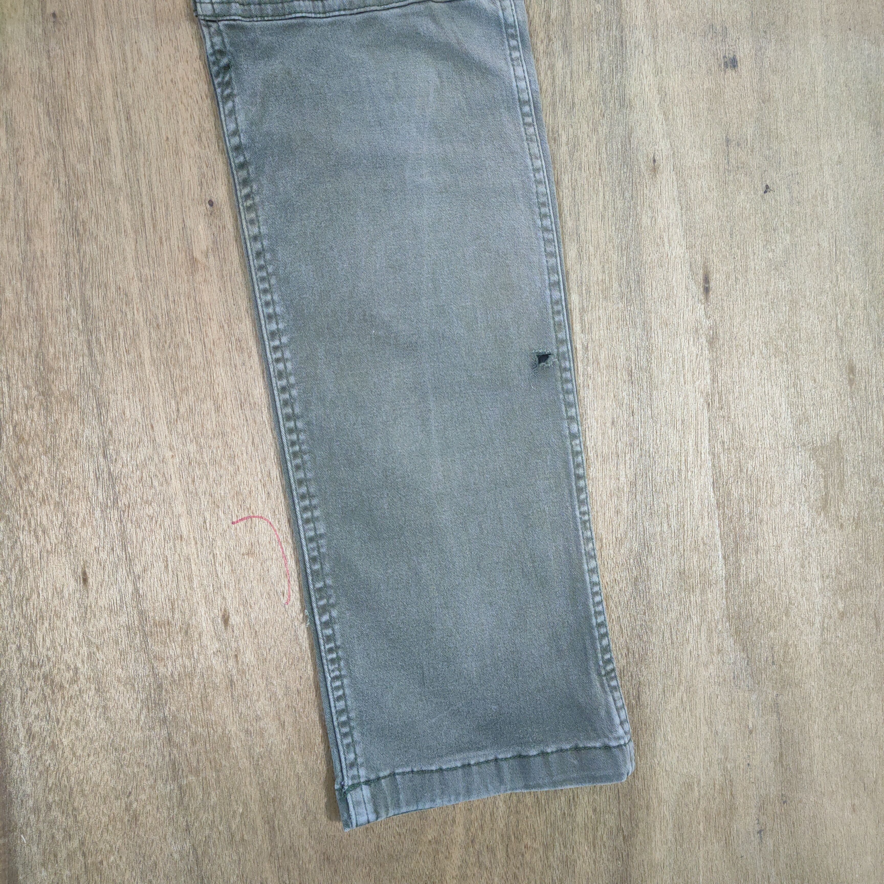 Japanese Brand VINTAGE JAPANESE FADED SKINNY CARGO PANTS Size US 29 - 7 Thumbnail