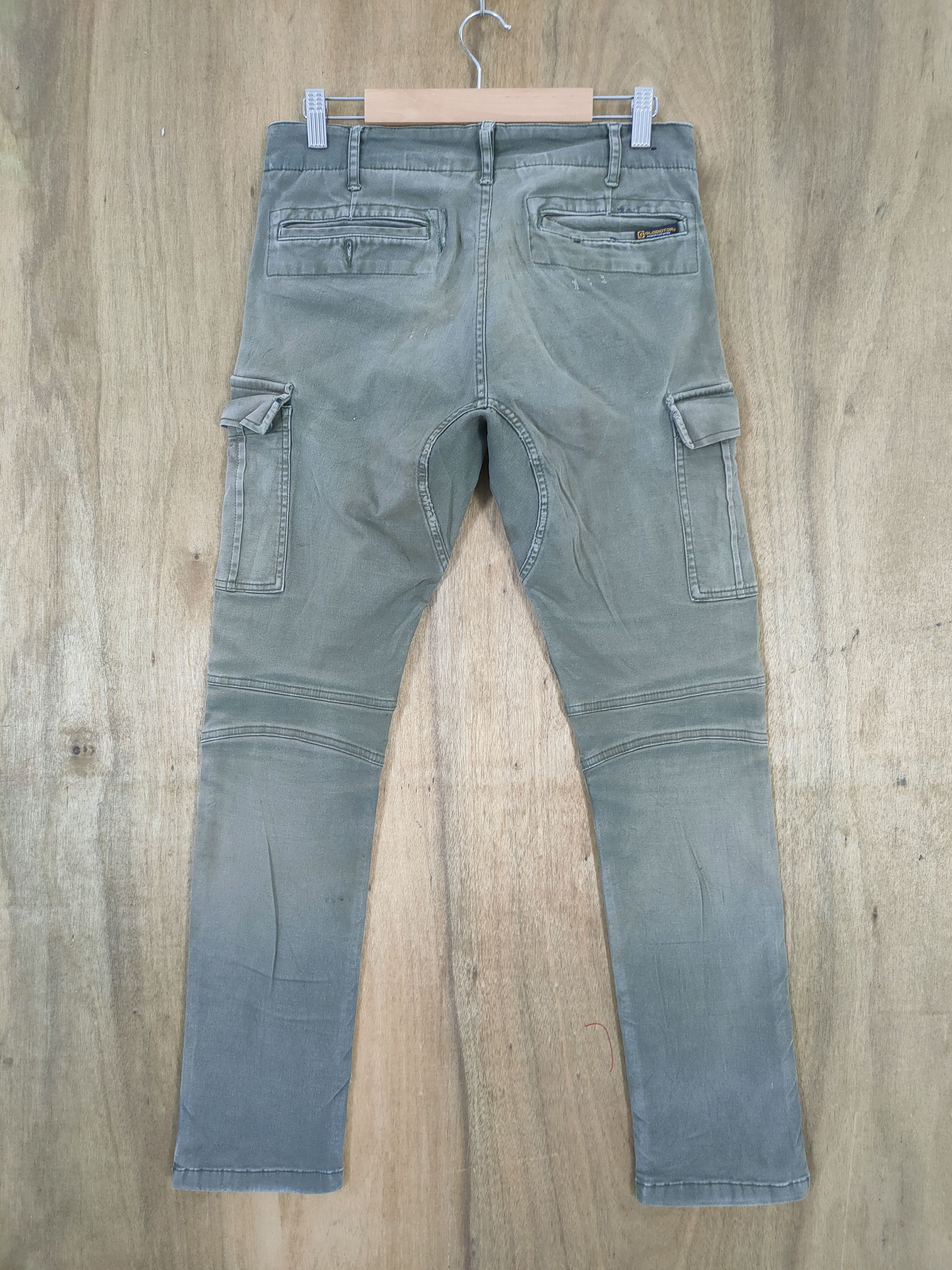 Japanese Brand VINTAGE JAPANESE FADED SKINNY CARGO PANTS Size US 29 - 9 Thumbnail