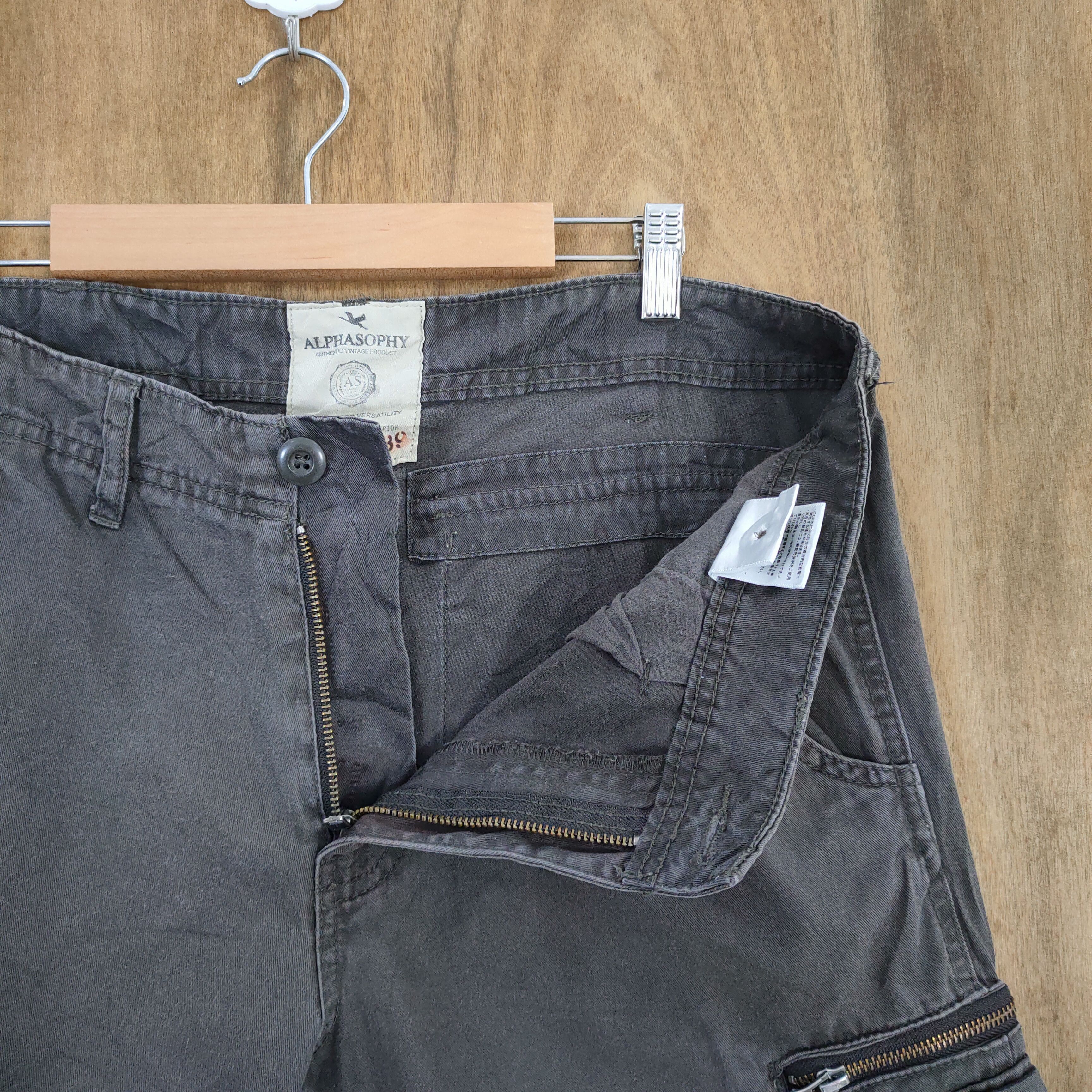 Japanese Brand × Vintage ALPHASOPHY CARGO PANTS Size US 34 / EU 50 - 14 Thumbnail