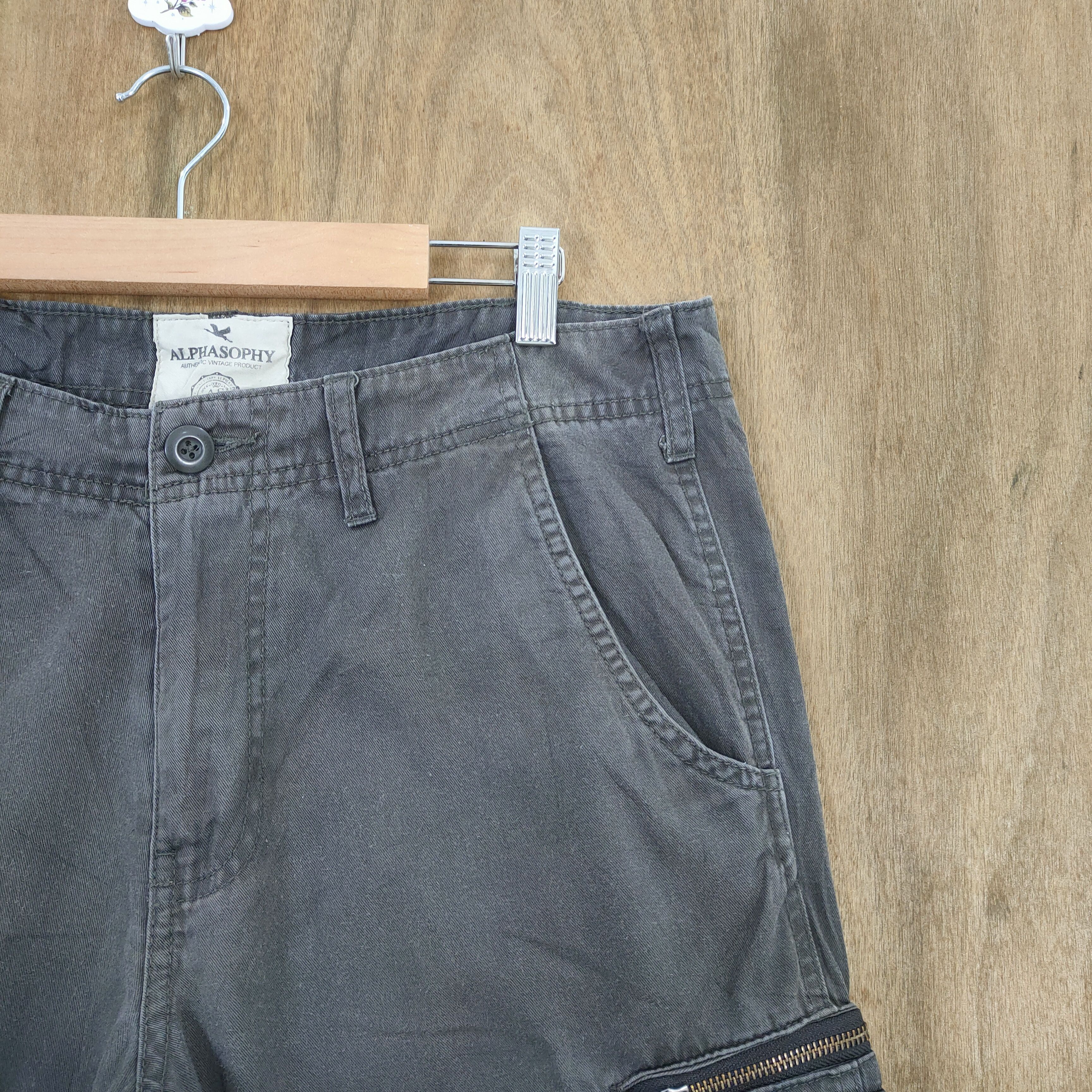 Japanese Brand × Vintage ALPHASOPHY CARGO PANTS Size US 34 / EU 50 - 6 Thumbnail