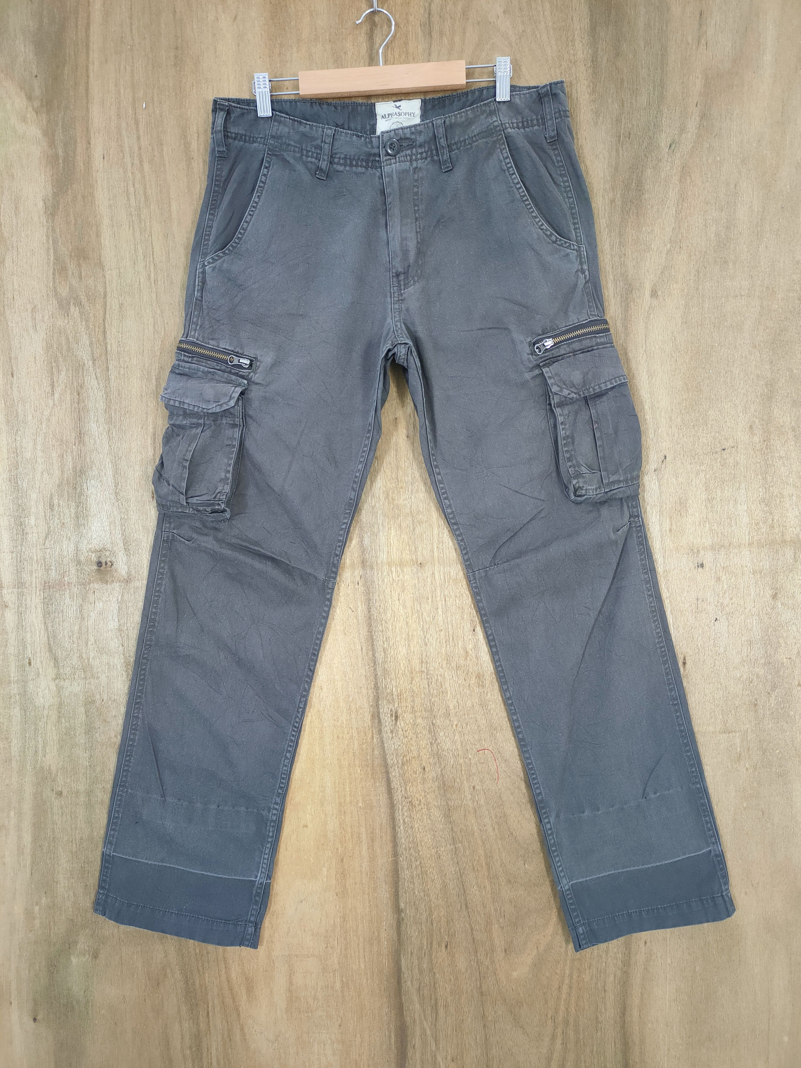 Japanese Brand × Vintage ALPHASOPHY CARGO PANTS Size US 34 / EU 50 - 1 Thumbnail
