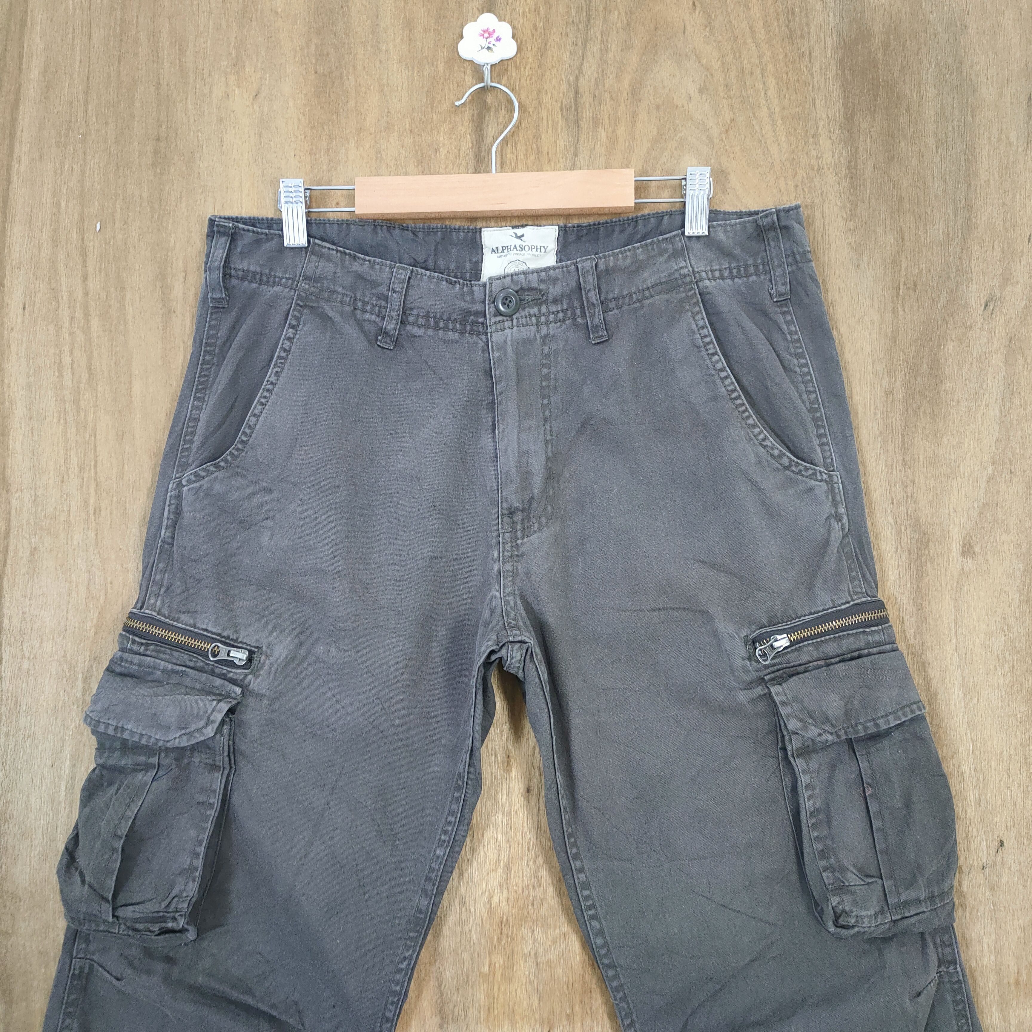 Japanese Brand × Vintage ALPHASOPHY CARGO PANTS Size US 34 / EU 50 - 2 Thumbnail