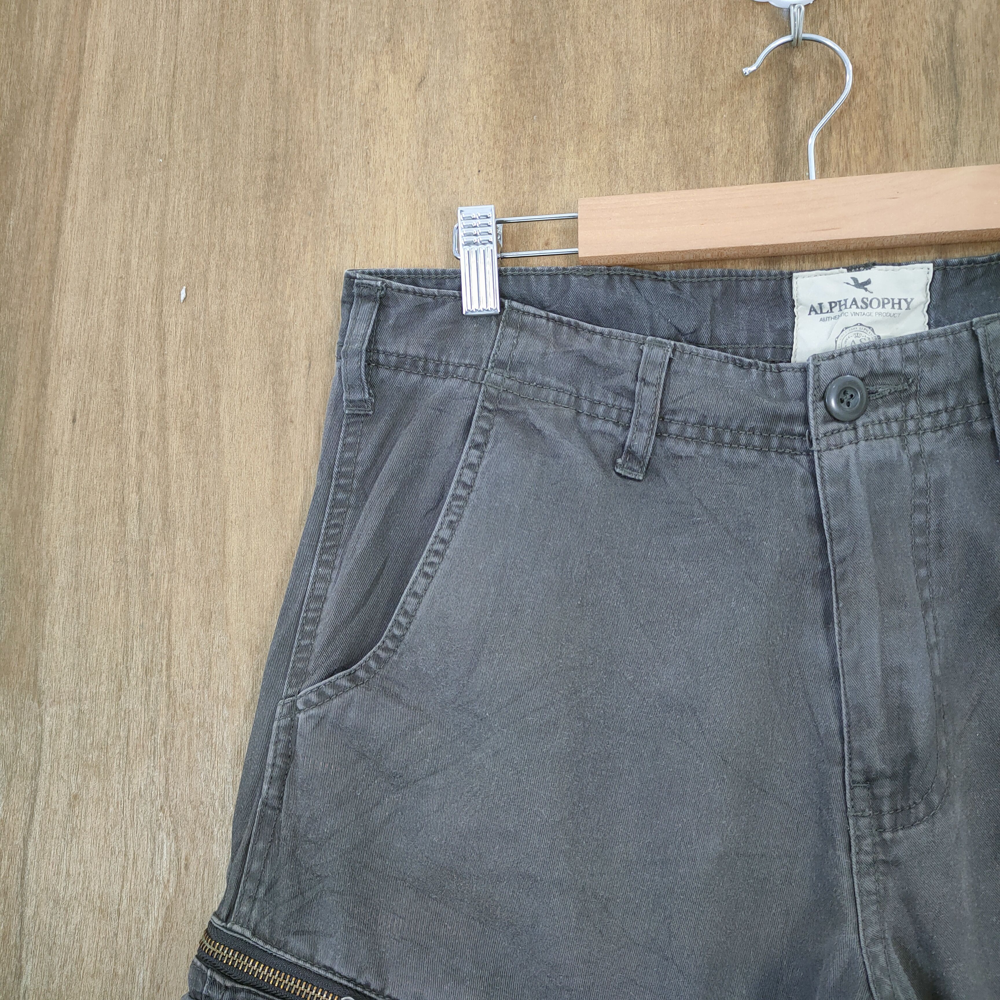 Japanese Brand × Vintage ALPHASOPHY CARGO PANTS Size US 34 / EU 50 - 5 Thumbnail