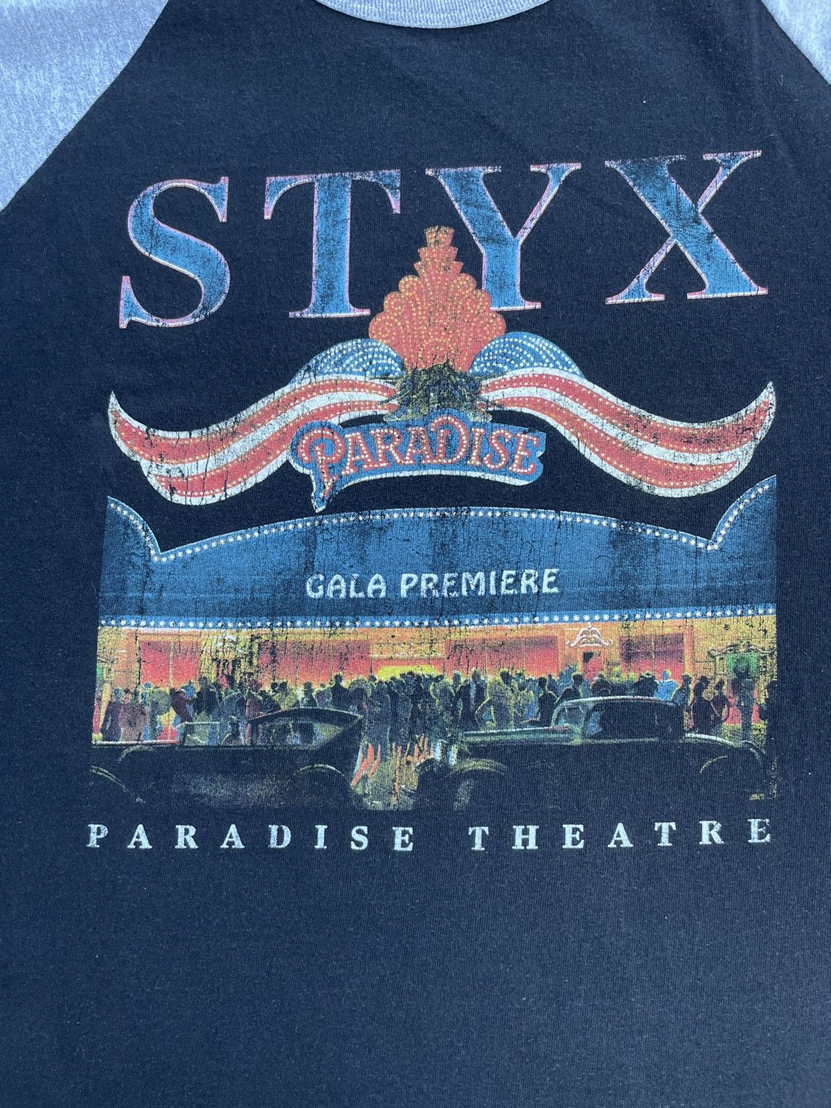Band Tees Styx World Tour 1981 Raglan Tshirt Size US XL / EU 56 / 4 - 11 Thumbnail