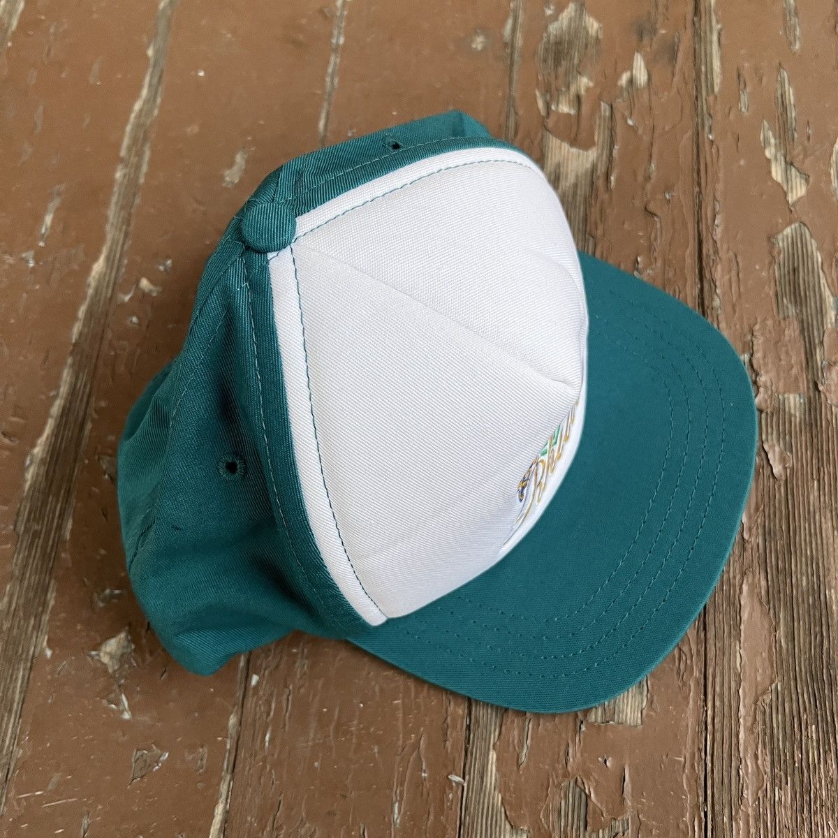 Rhude Rhude Turquoise/White Snapback Trucker Hat Size ONE SIZE - 3 Thumbnail