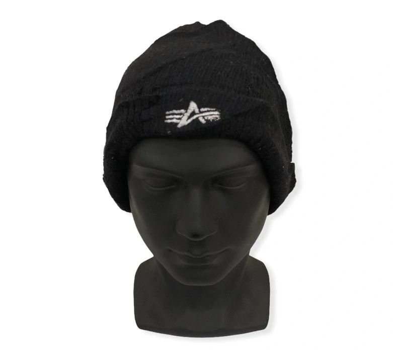 Alpha Industries Alpha industries Logo beanie | Grailed