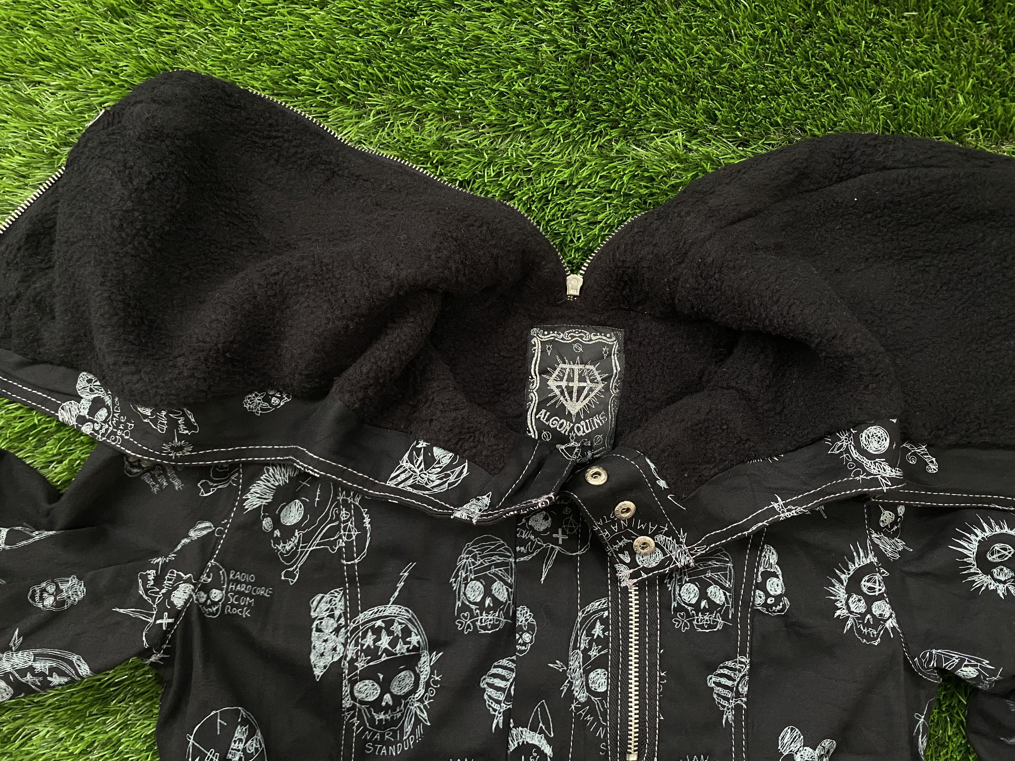 If Six Was Nine × Japanese Brand Rare Algonquins Punk Bondage Jacket Skull Hoodie Size US S / EU 44-46 / 1 - 10 Thumbnail