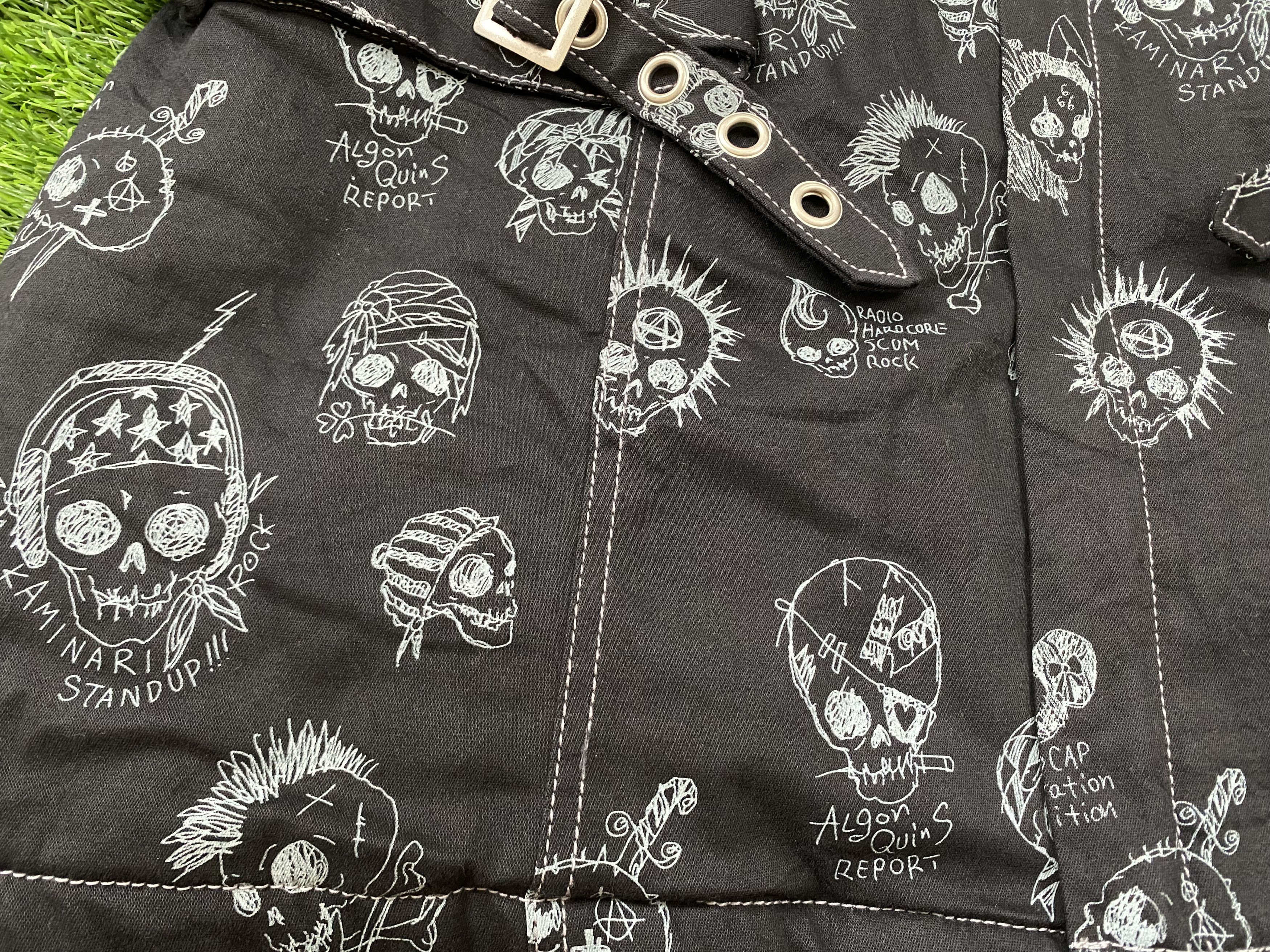 If Six Was Nine × Japanese Brand Rare Algonquins Punk Bondage Jacket Skull Hoodie Size US S / EU 44-46 / 1 - 7 Thumbnail