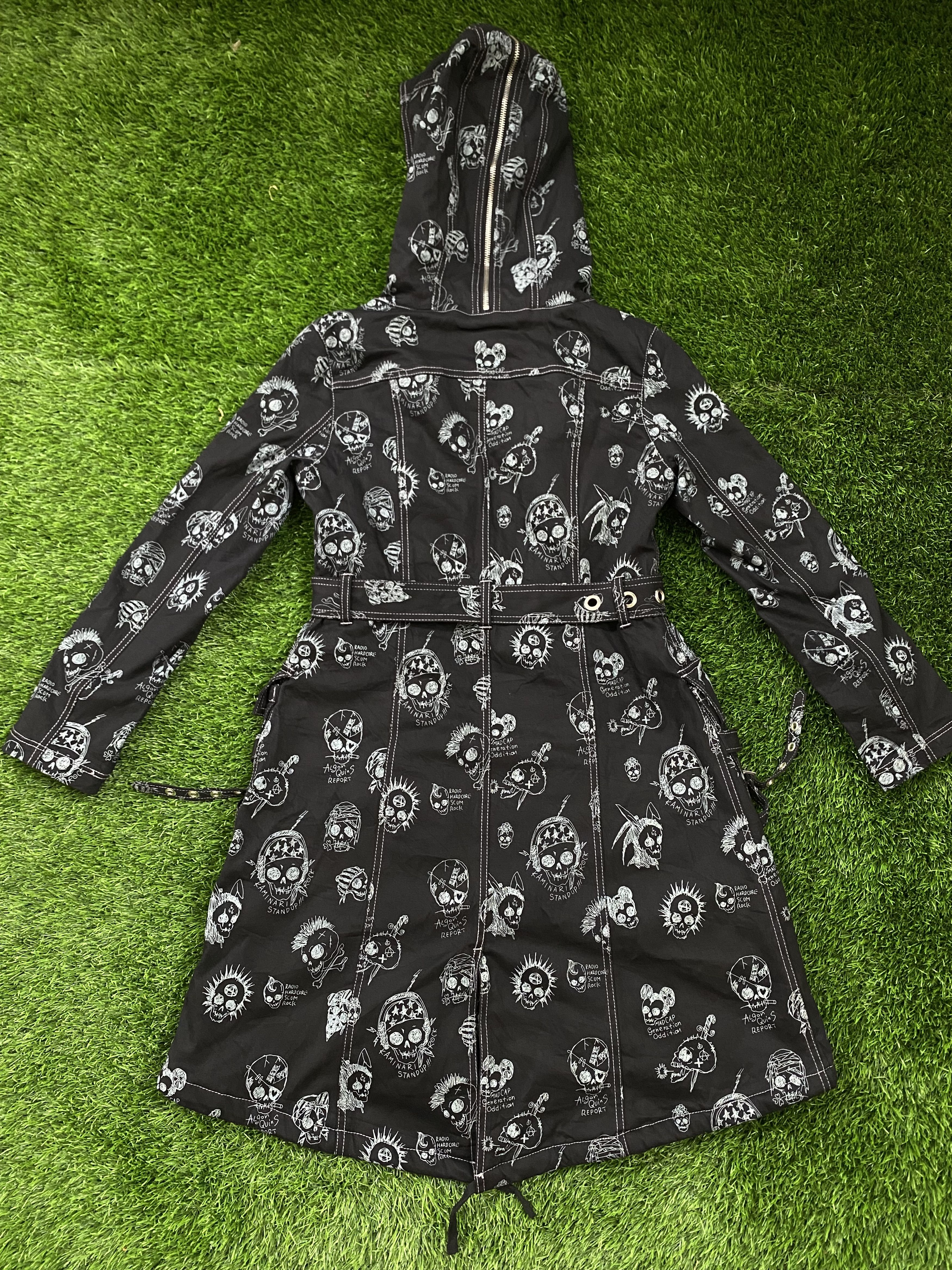 If Six Was Nine × Japanese Brand Rare Algonquins Punk Bondage Jacket Skull Hoodie Size US S / EU 44-46 / 1 - 8 Thumbnail