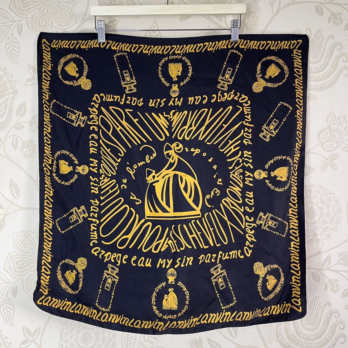 Lanvin Pure 100% Silk Lanvin Scarf Made In Italy Size ONE SIZE - 2 Thumbnail