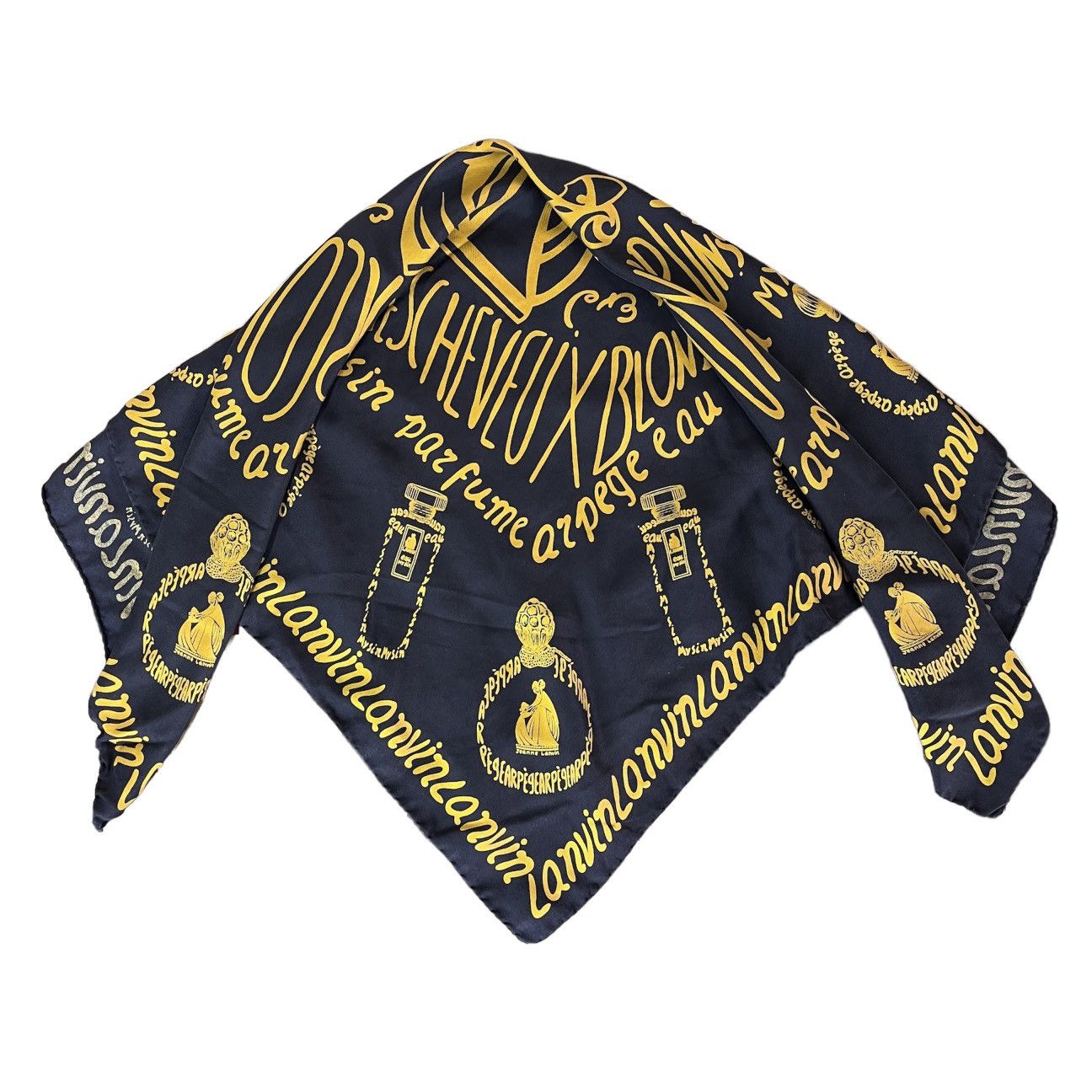 Lanvin Pure 100% Silk Lanvin Scarf Made In Italy Size ONE SIZE - 9 Thumbnail