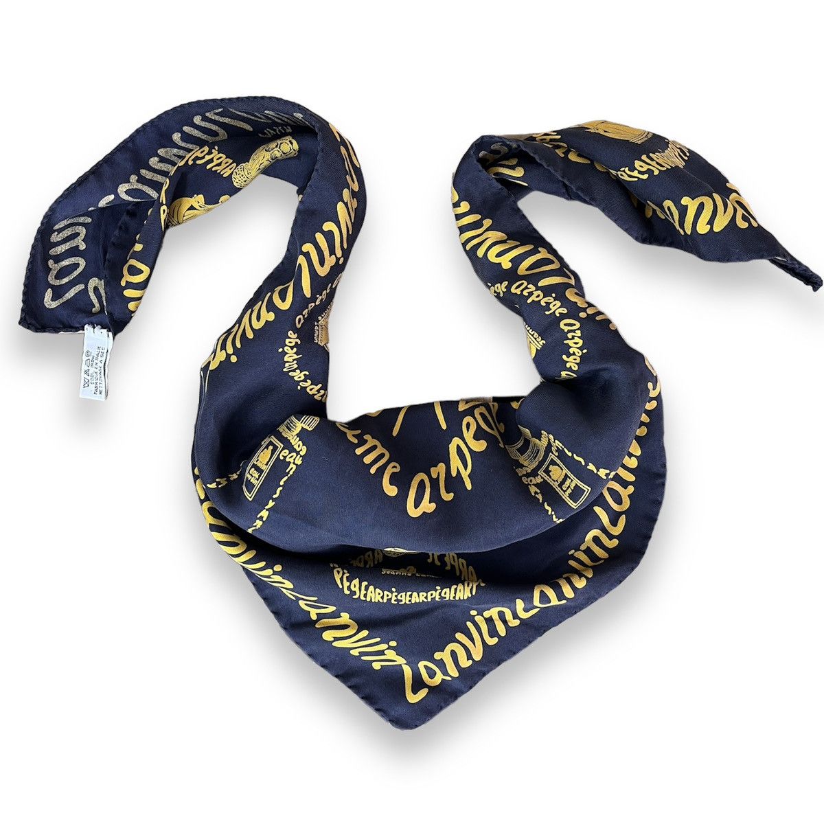 Lanvin Pure 100% Silk Lanvin Scarf Made In Italy Size ONE SIZE - 11 Thumbnail