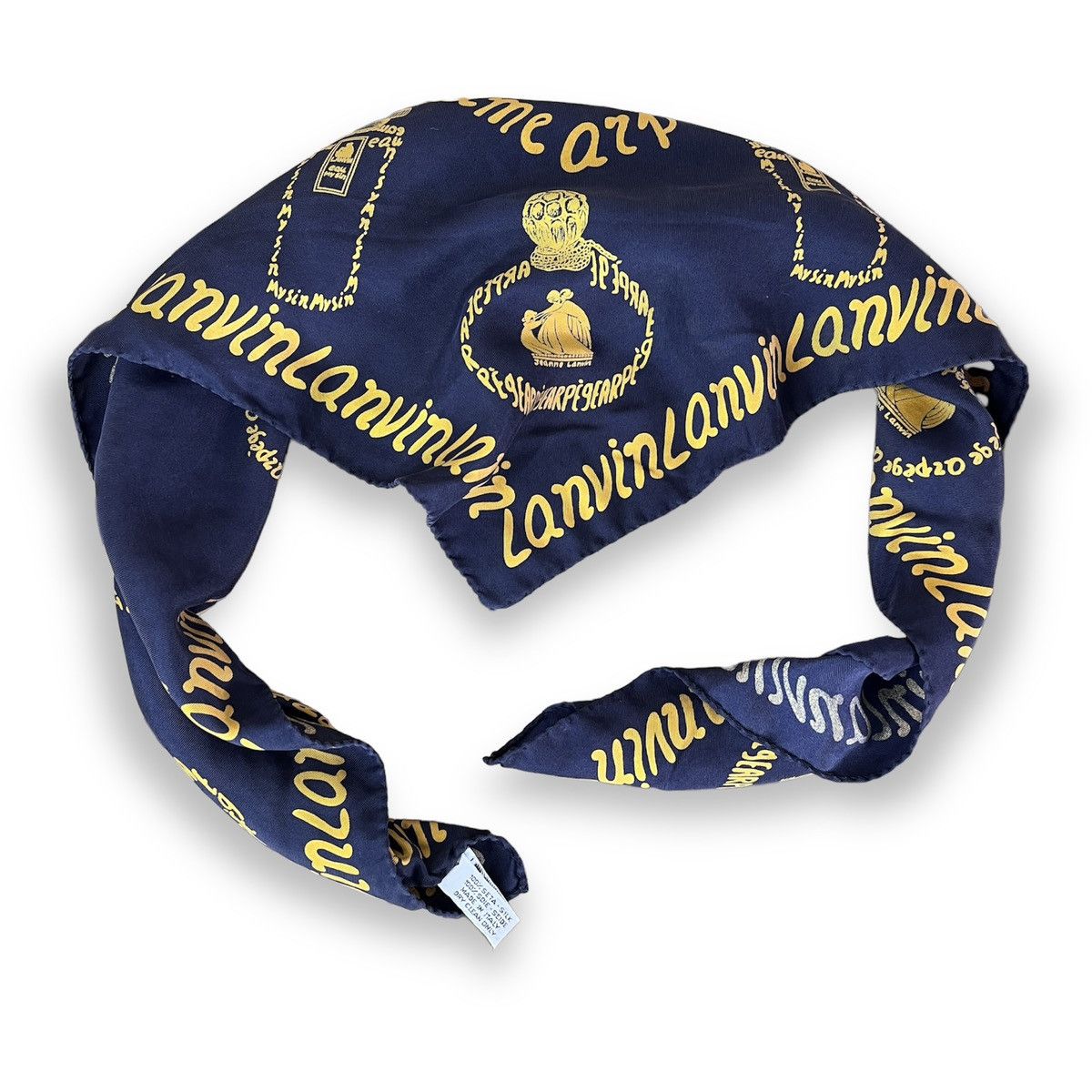 Lanvin Pure 100% Silk Lanvin Scarf Made In Italy Size ONE SIZE - 10 Thumbnail