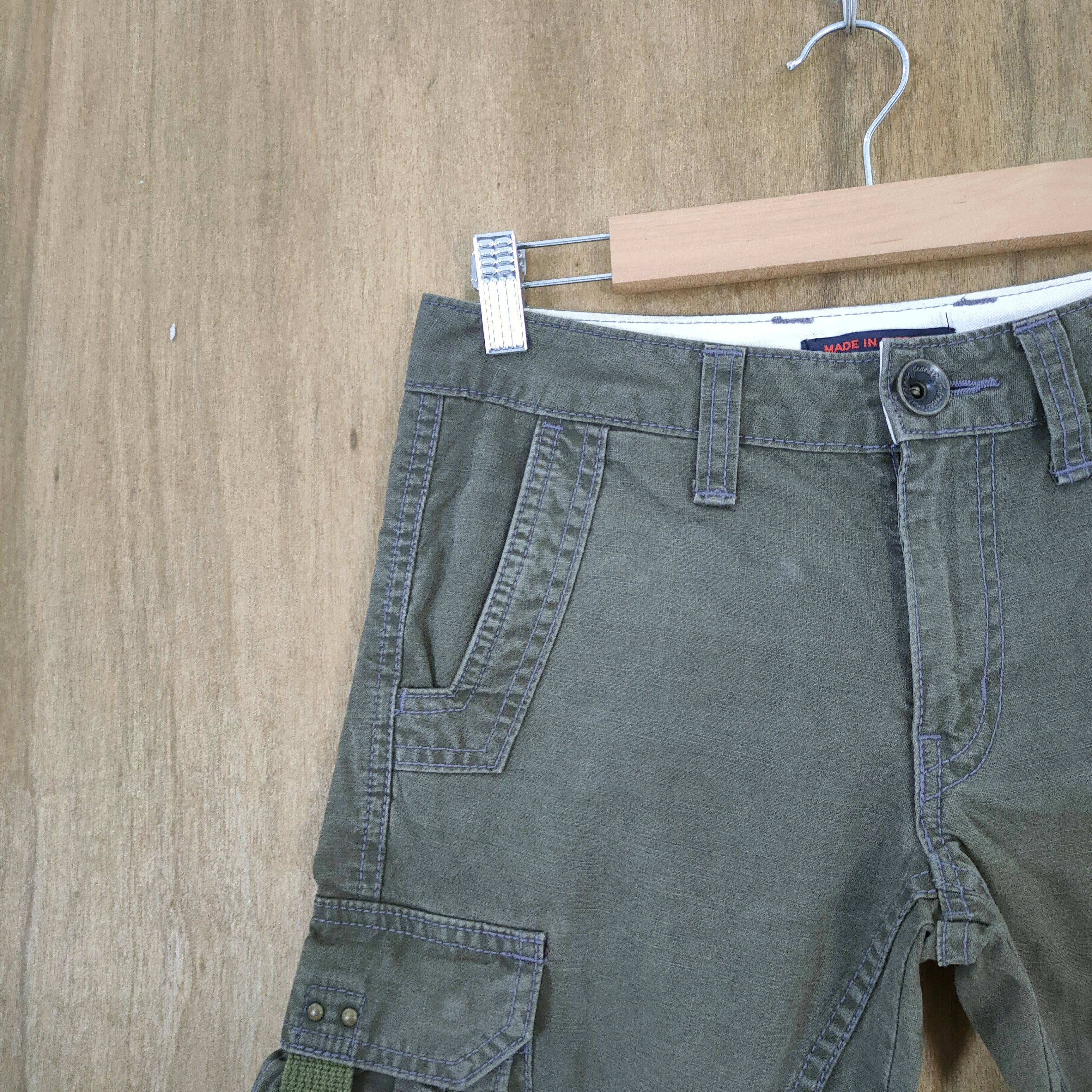 Japanese Brand 28 × 33 MADE IN NIPPON FLARE CARGO PANTS Size US 28 / EU 44 - 6 Thumbnail