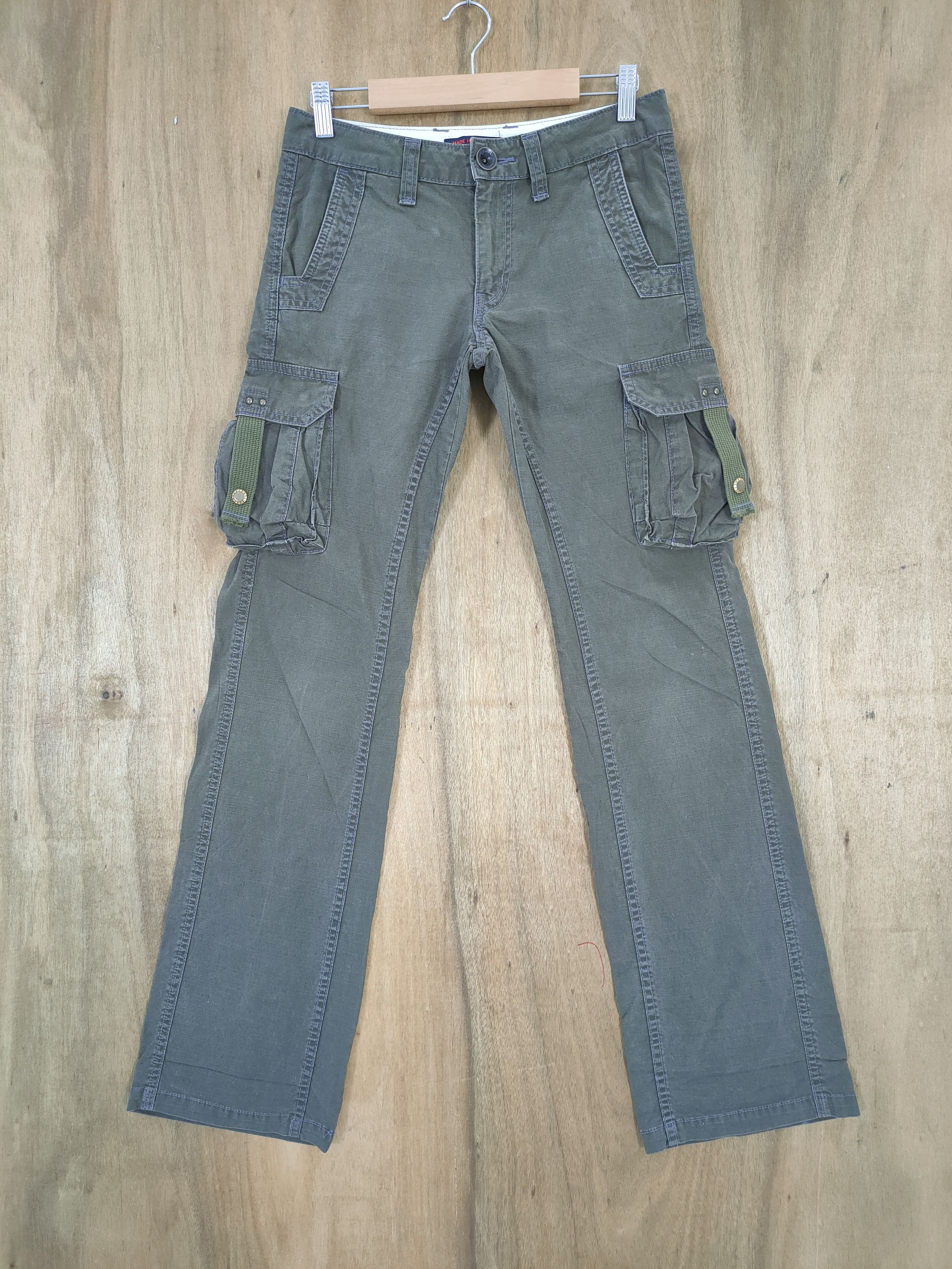 Japanese Brand 28 × 33 MADE IN NIPPON FLARE CARGO PANTS Size US 28 / EU 44 - 1 Thumbnail
